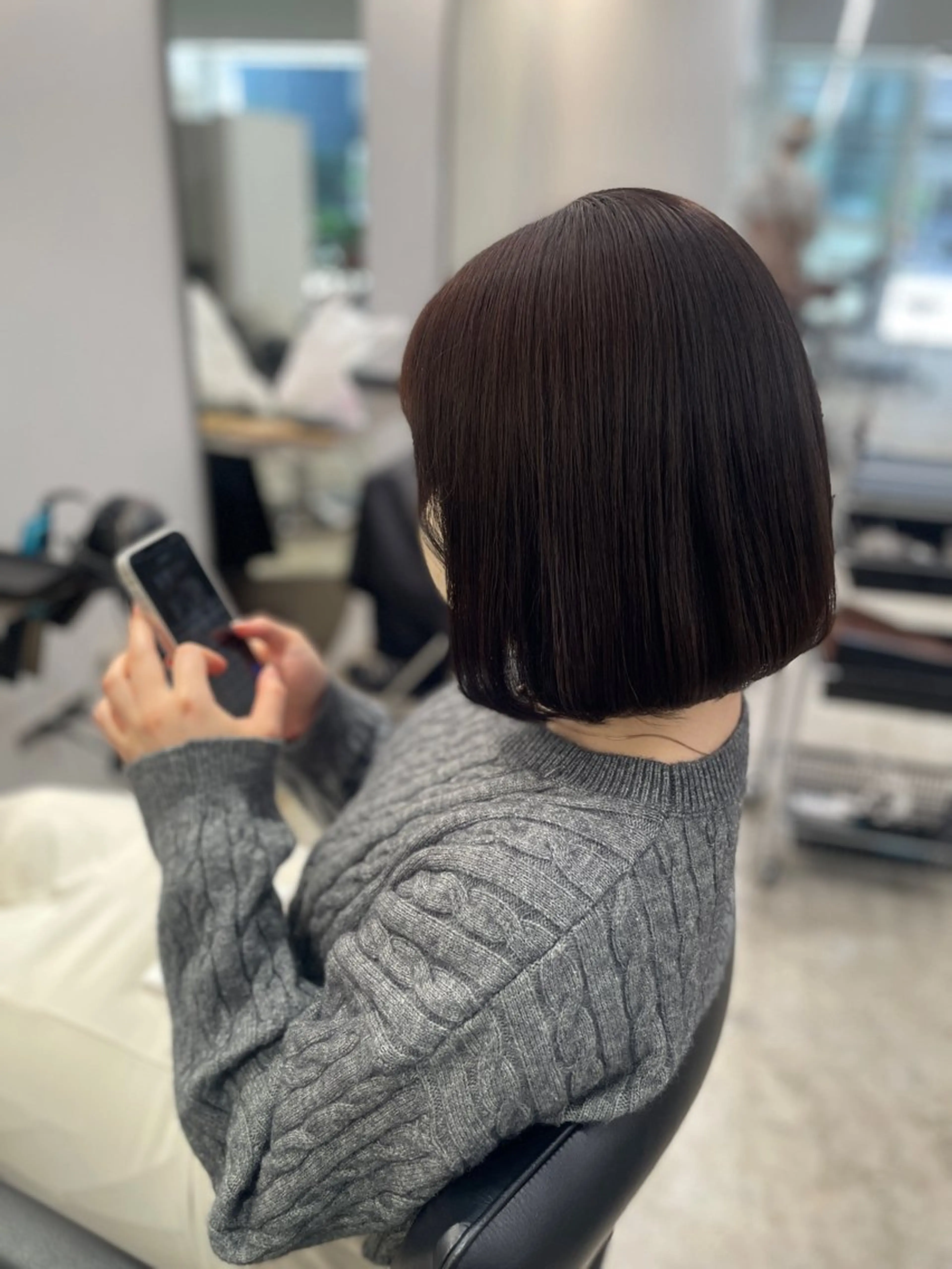 ミディアム 🤍ショートボブ 🤍NANAMI🤍のヘアスタイル