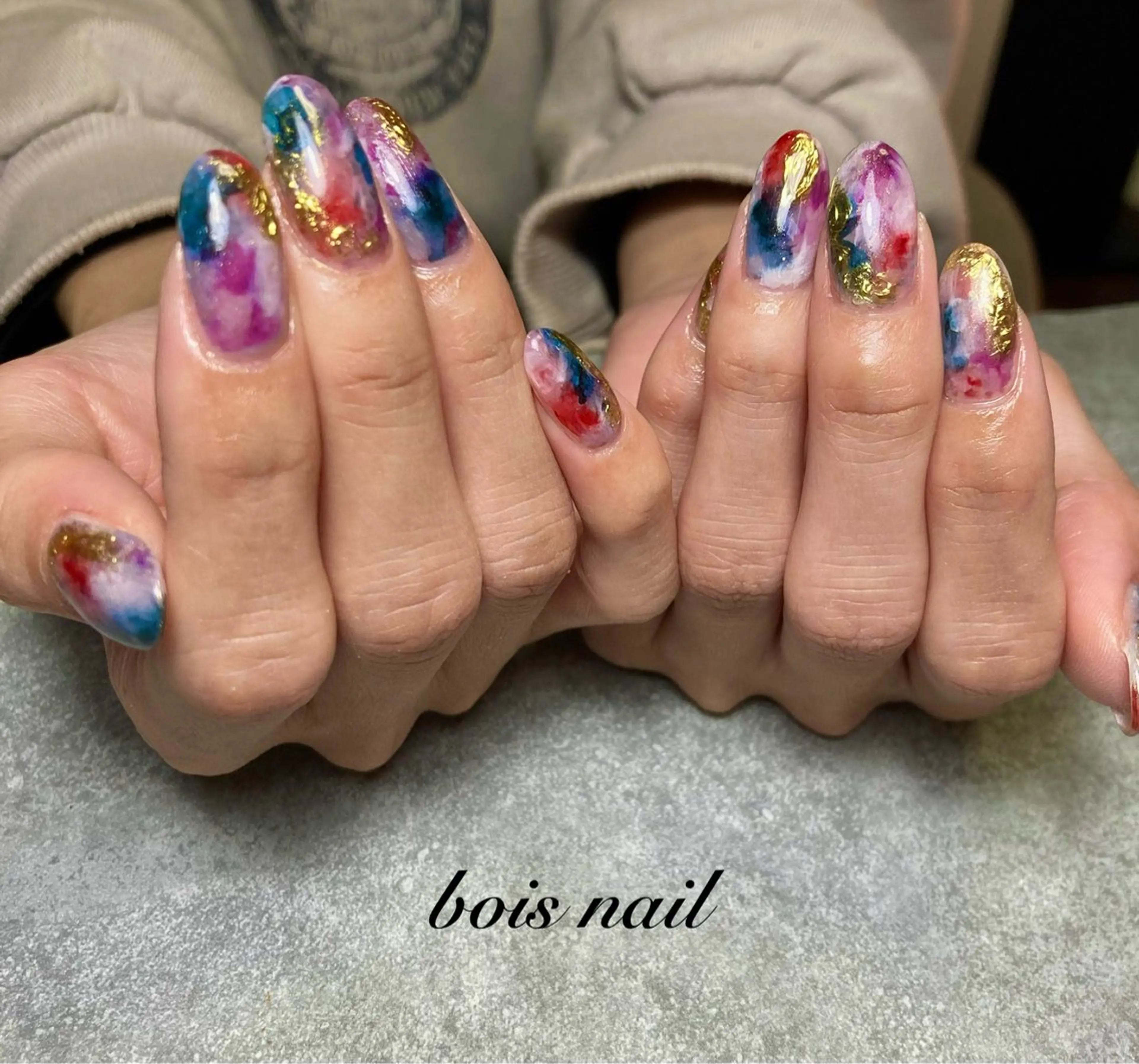 ネイル ハンドネイル bois nail ボワネイル北巽のネイルデザイン