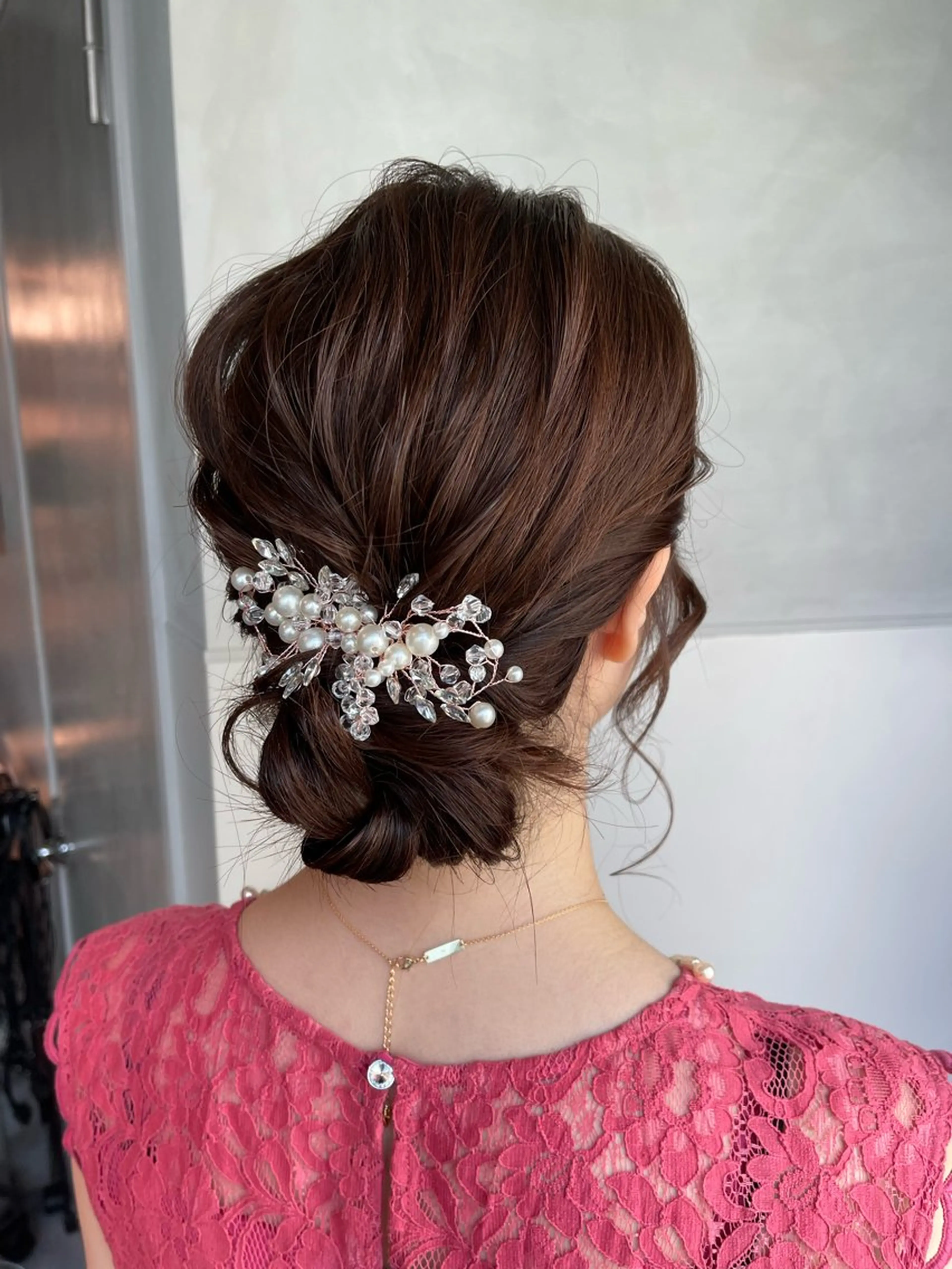 ヘアアレンジ 結婚式・ブライダル 卒業式のヘアスタイル ヘアセット charm《銀座》 ヘアセット/縮毛矯正のヘアスタイル