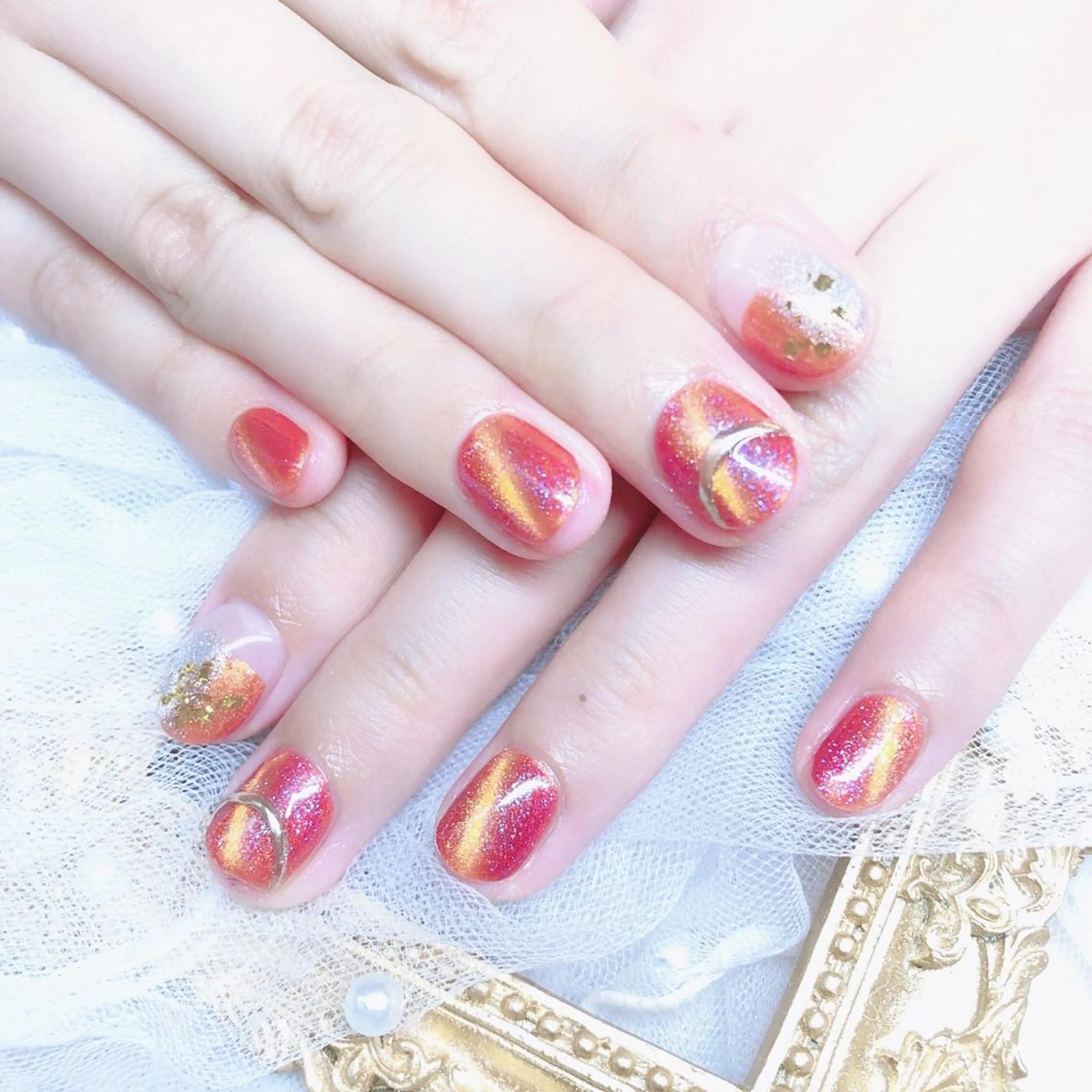 ネイル ハンドネイル マジックミラー所属・マジック ミラーのネイルデザイン