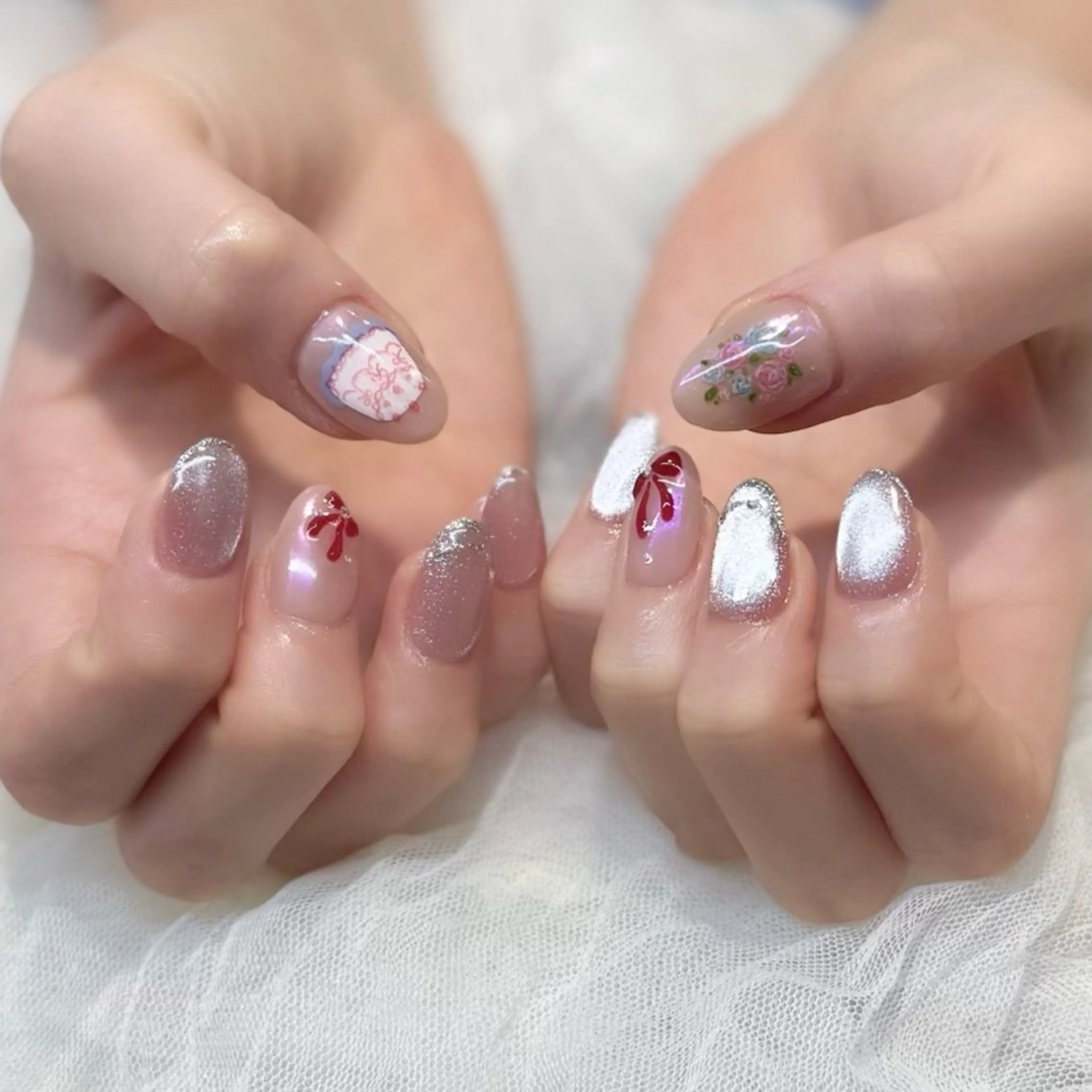 ネイル ハンドネイル 新井 ひなののネイルデザイン