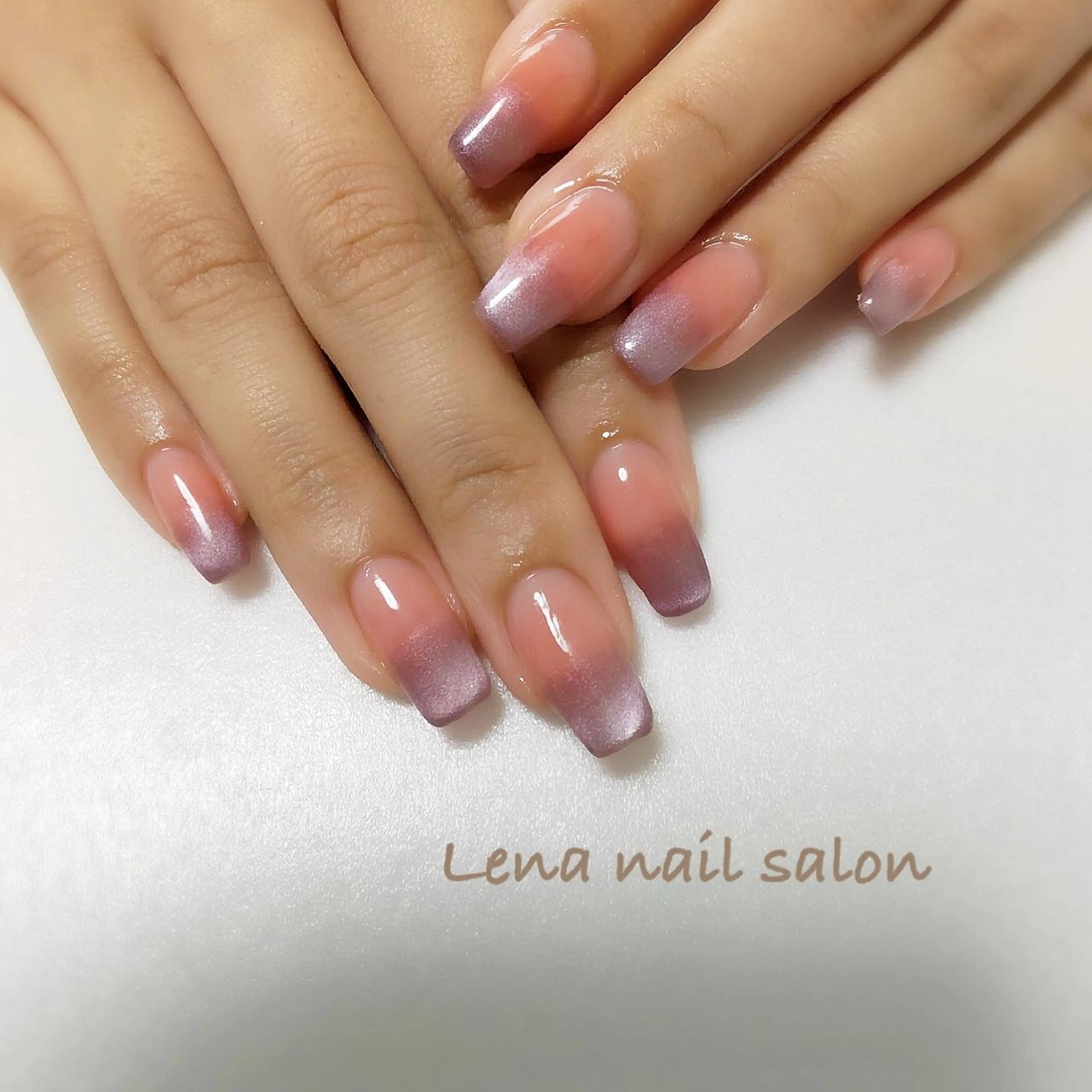 ネイル ジェルネイル ハンドネイル 自爪育成ネイルケア Lena  nailのネイルデザイン