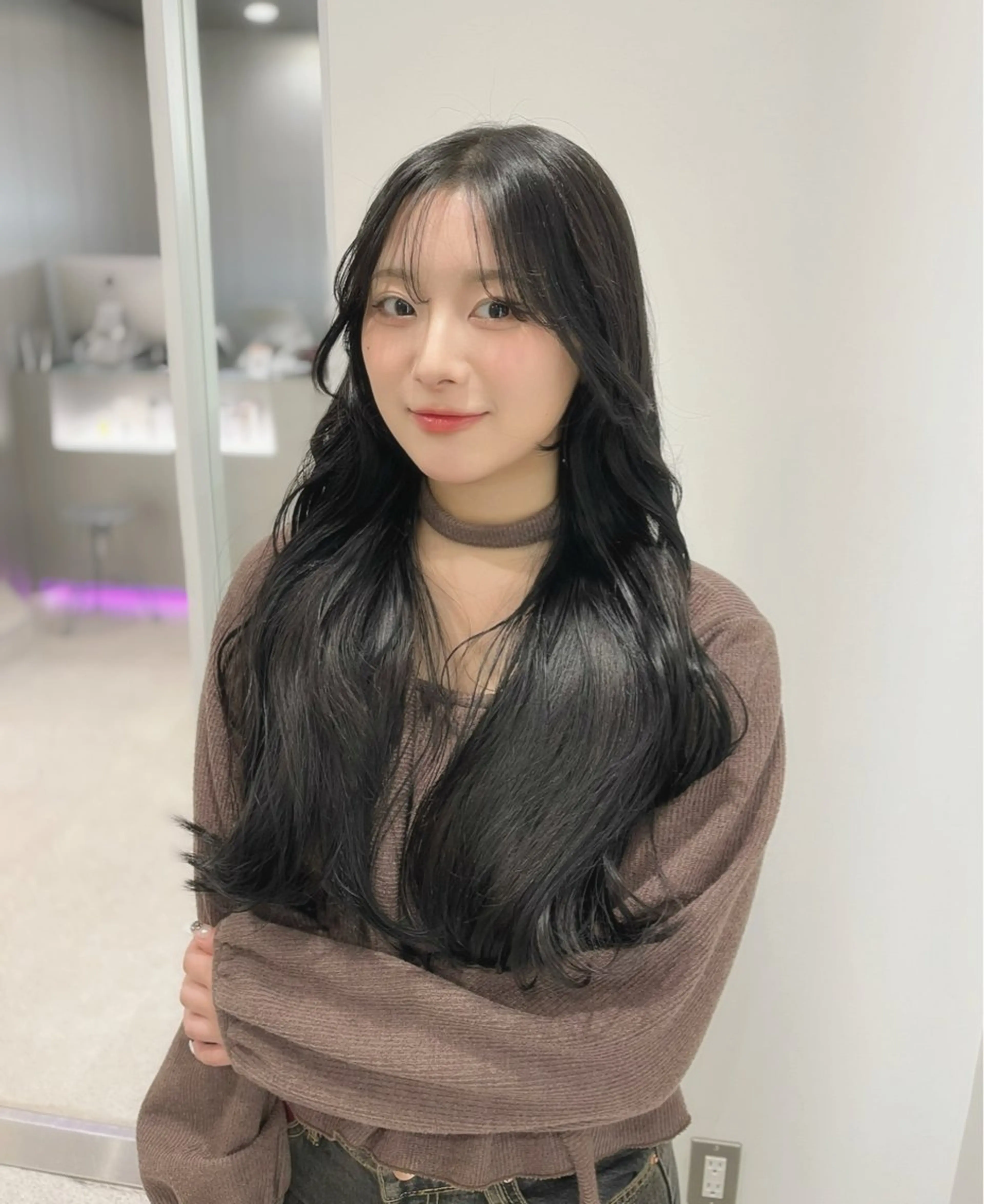 ロング 縮毛矯正/ハイトーン /パーマ/前原汐🎐のヘアスタイル