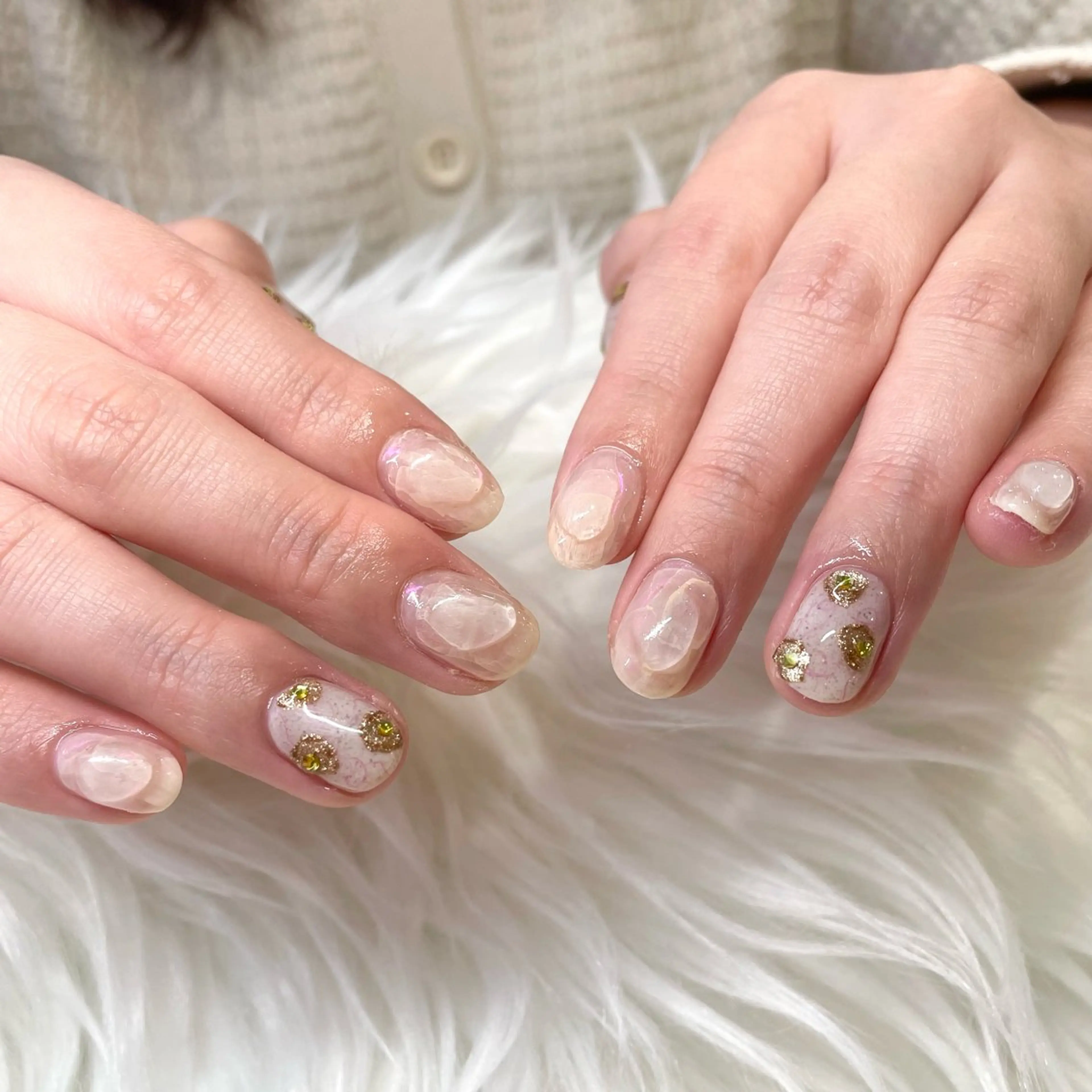 ネイル ハンドネイル 新井 ひなののネイルデザイン