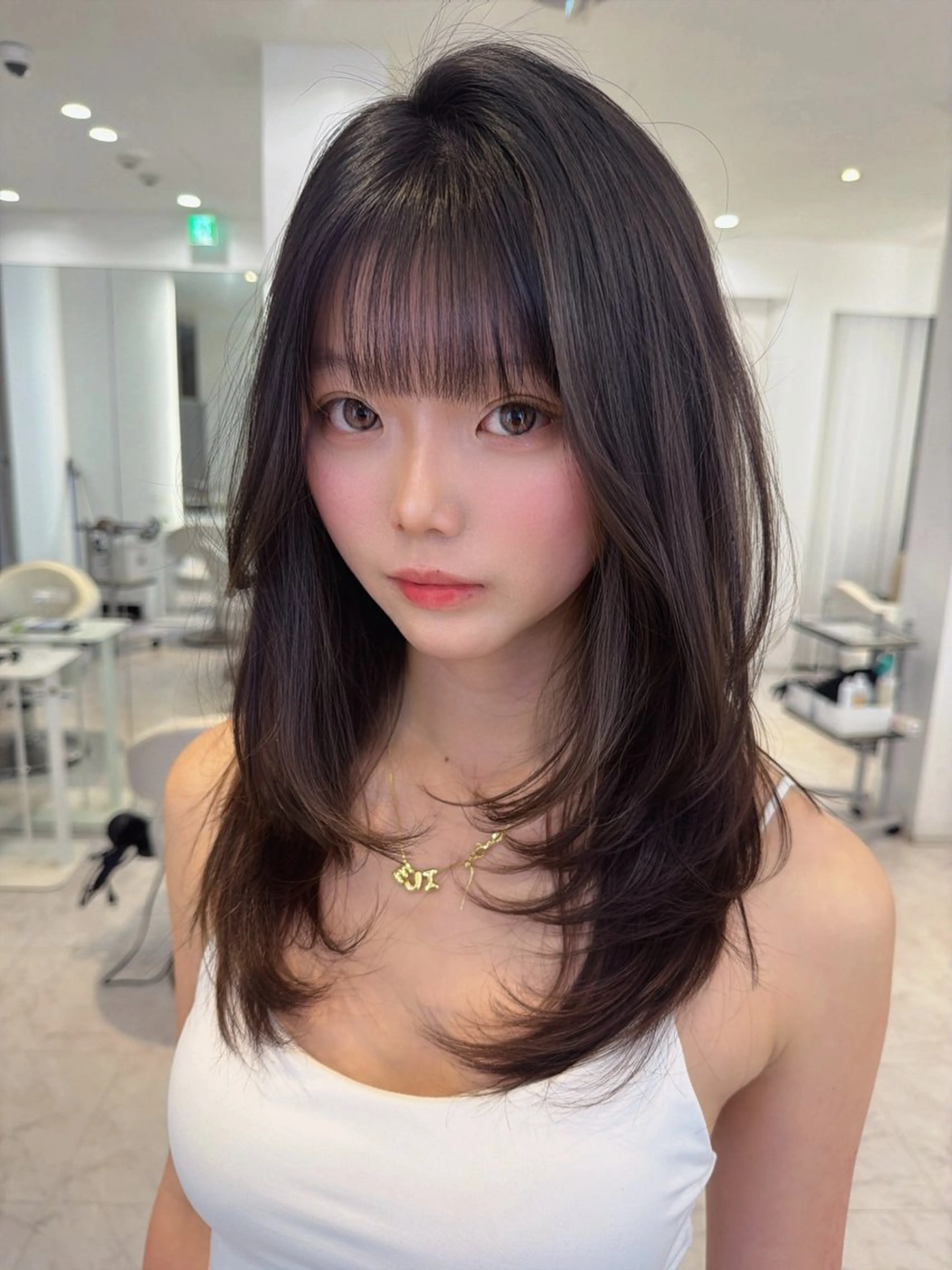 【🌱迷ったらこれ🌱】カット×カラー×トリートメント/レイヤー/韓国/ハッシュカットの写真