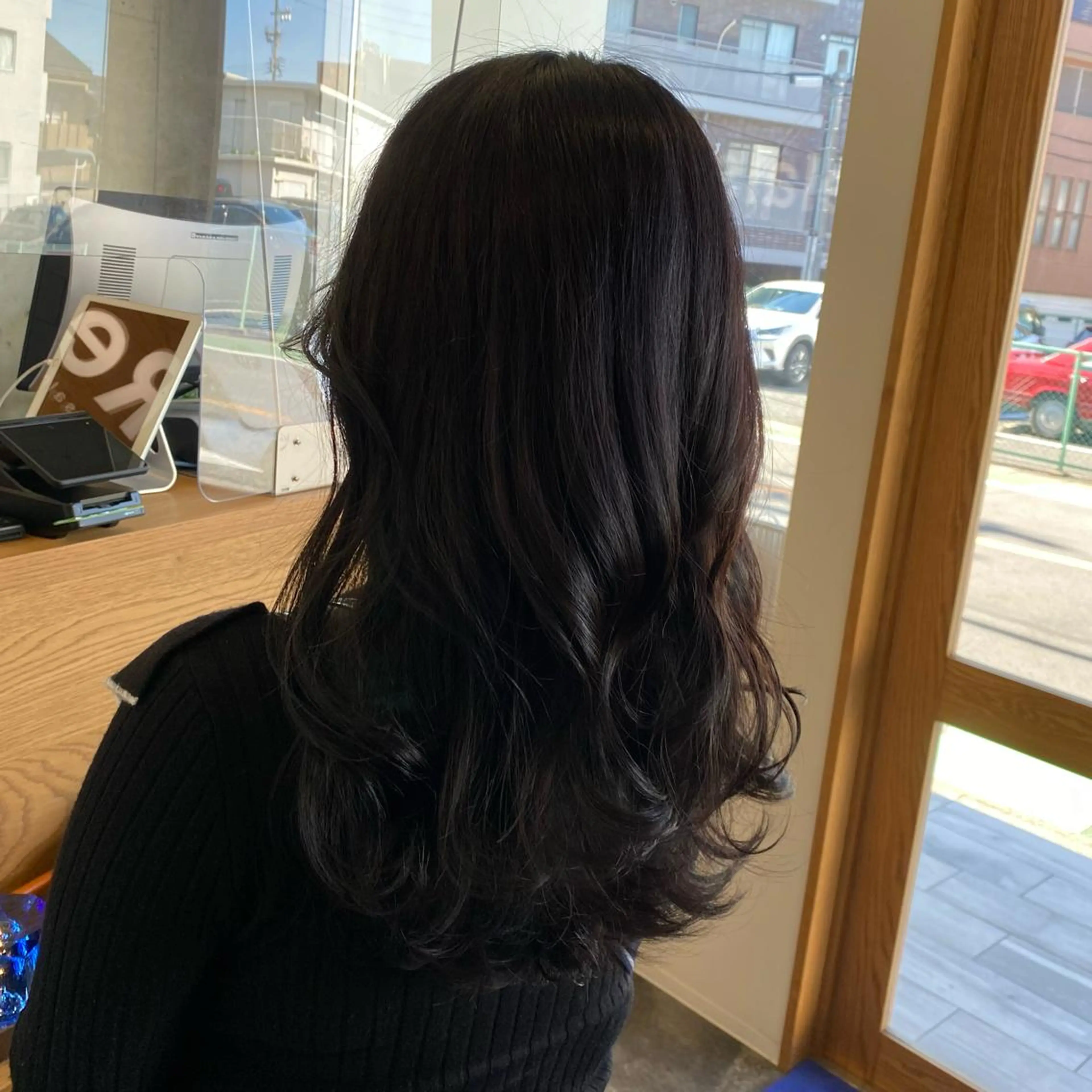 ロング カット ヘアカラー トリートメント 後藤 千絵のヘアスタイル