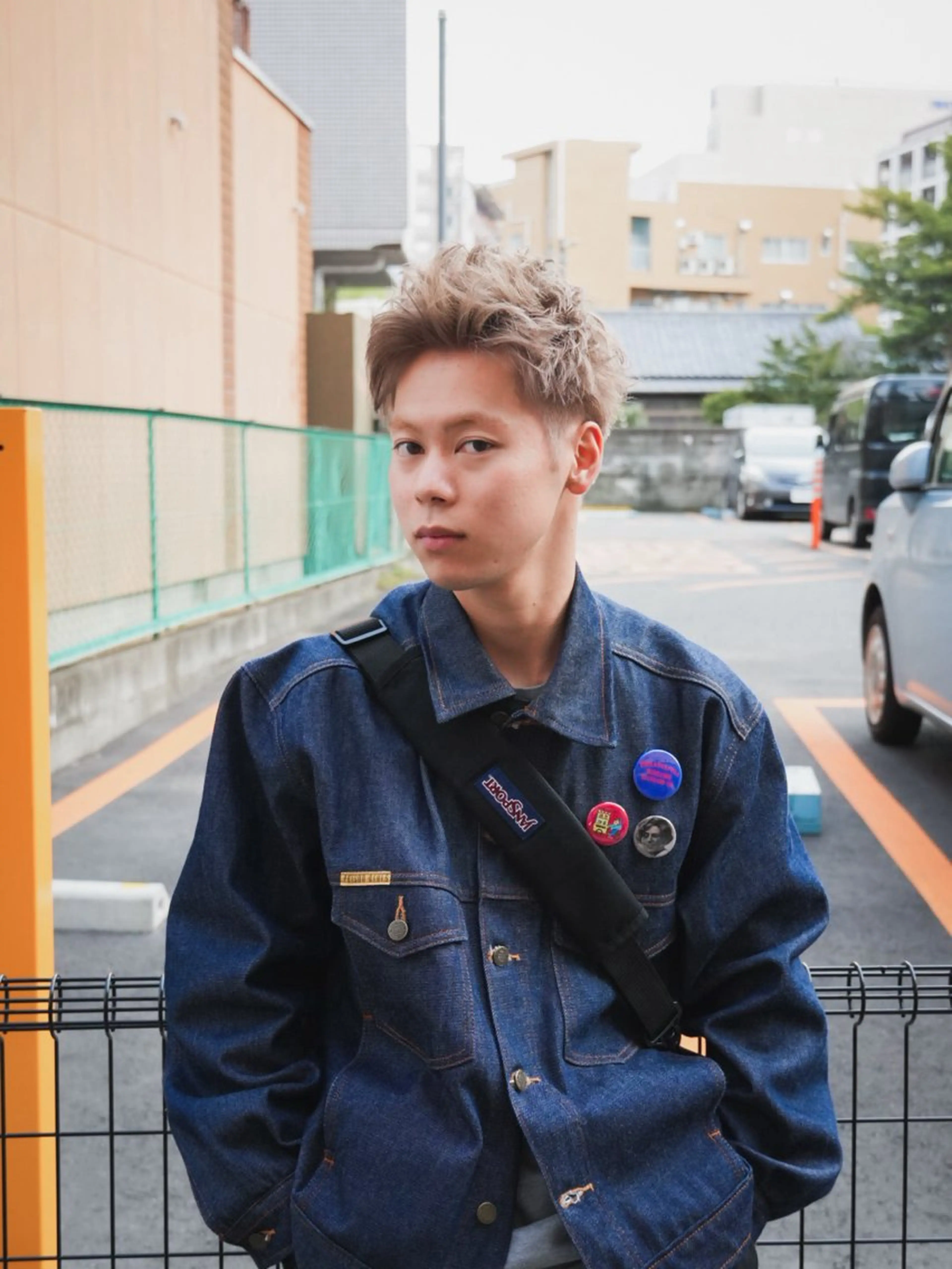 【バズりケア🌍】men'sカット＋ケラフェクトブリーチ💥＋カラー【ミニモ学割✏️】の写真