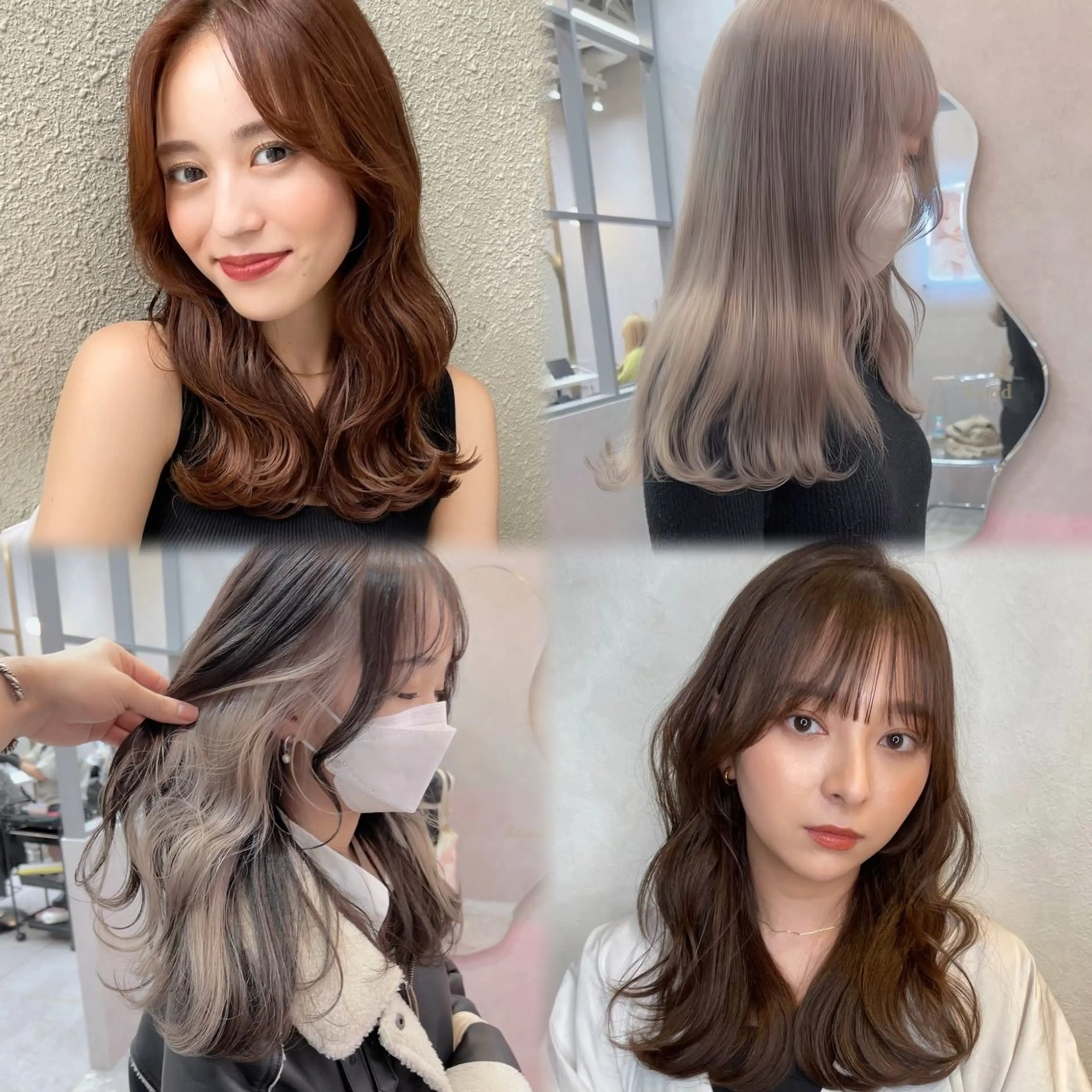 ロング カラー カット ヘアカラー トリートメント 🎀大川 錬🎀 ブリーチなしWカラーのヘアスタイル