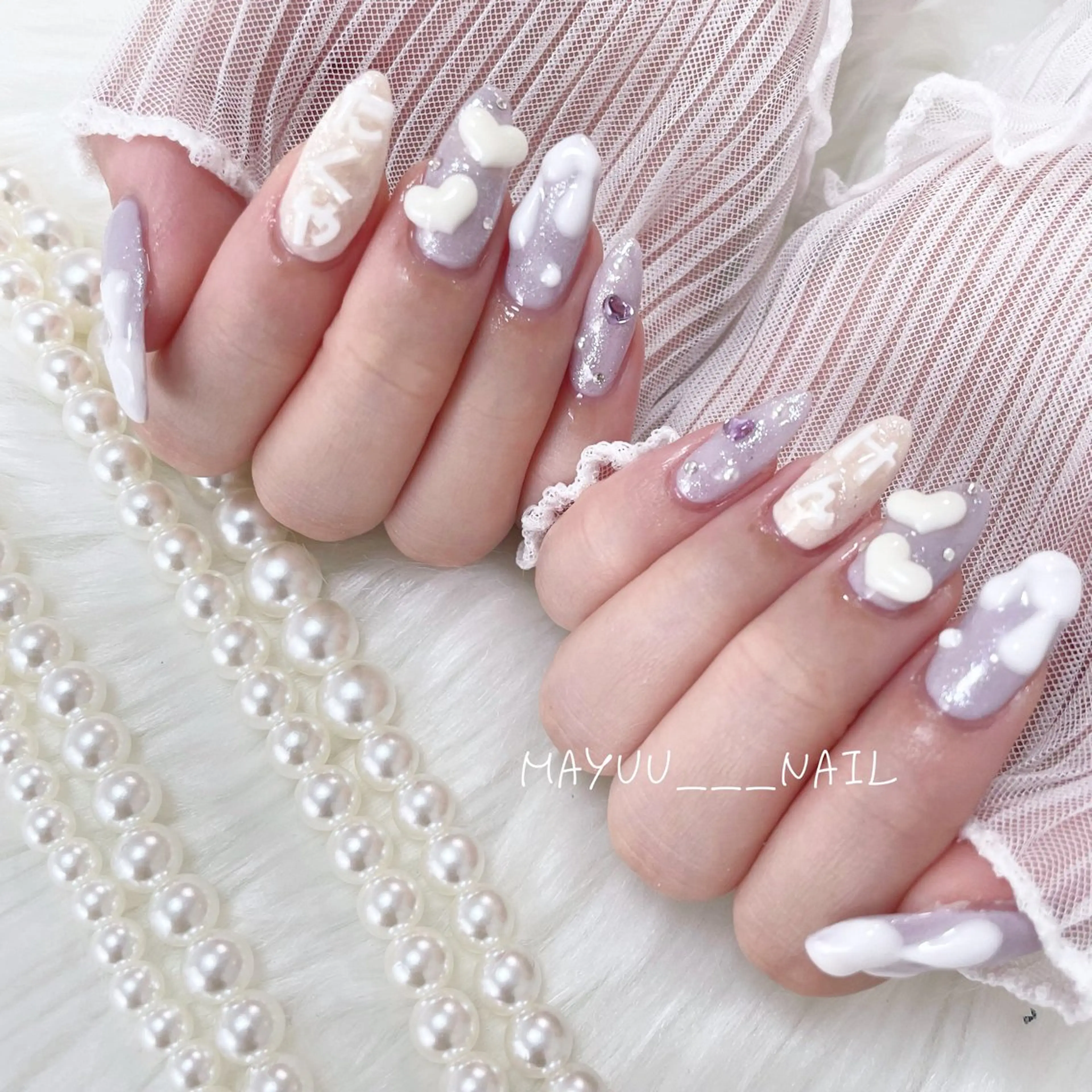 ネイル 🎀 Mayu 🎀痛ネイルのネイルデザイン