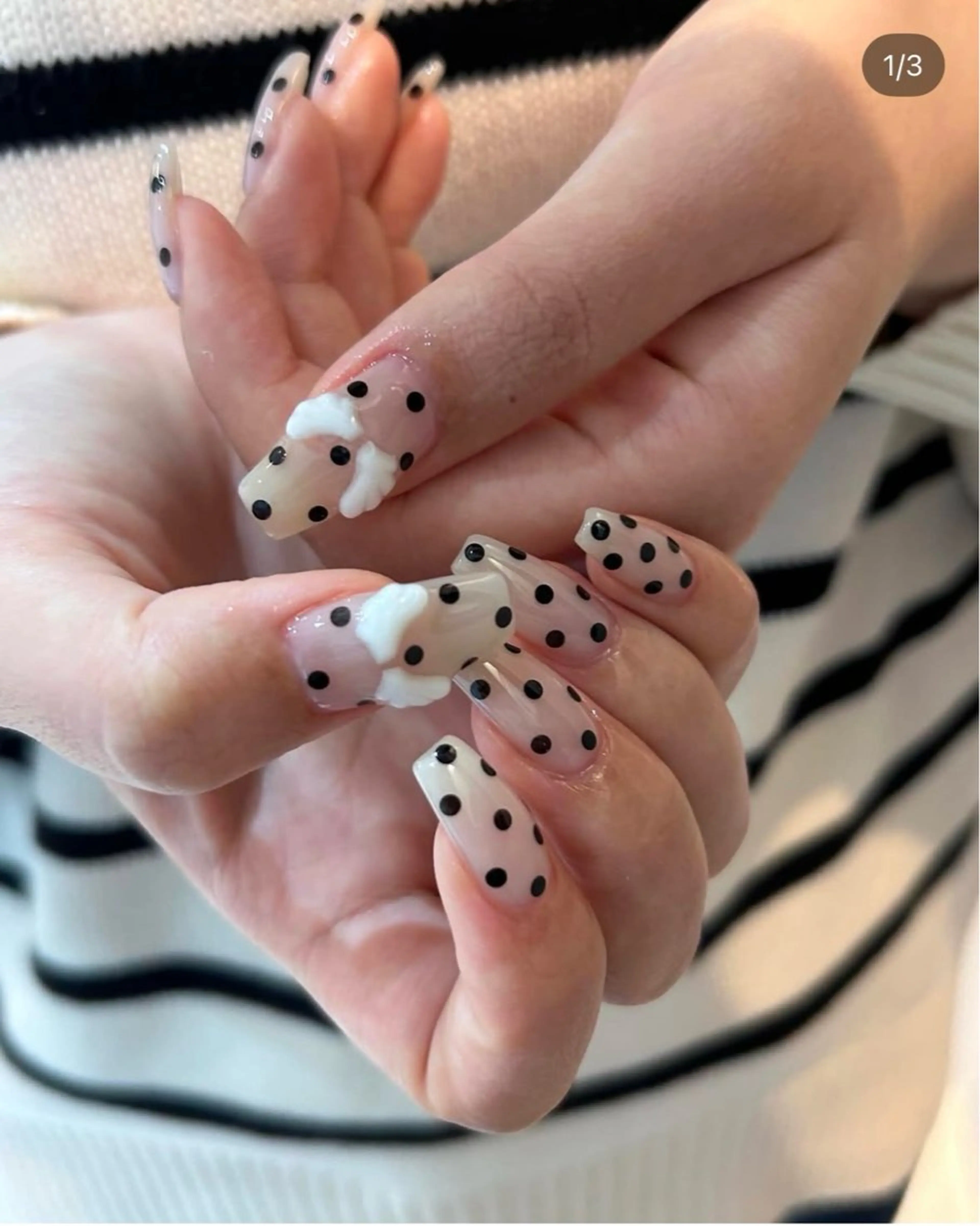 ネイル アートネイル ジェルネイル ガーリー キラキラネイル Nihonthy Nail 新宿所属・Nihonthy Nail 新宿のネイルデザイン