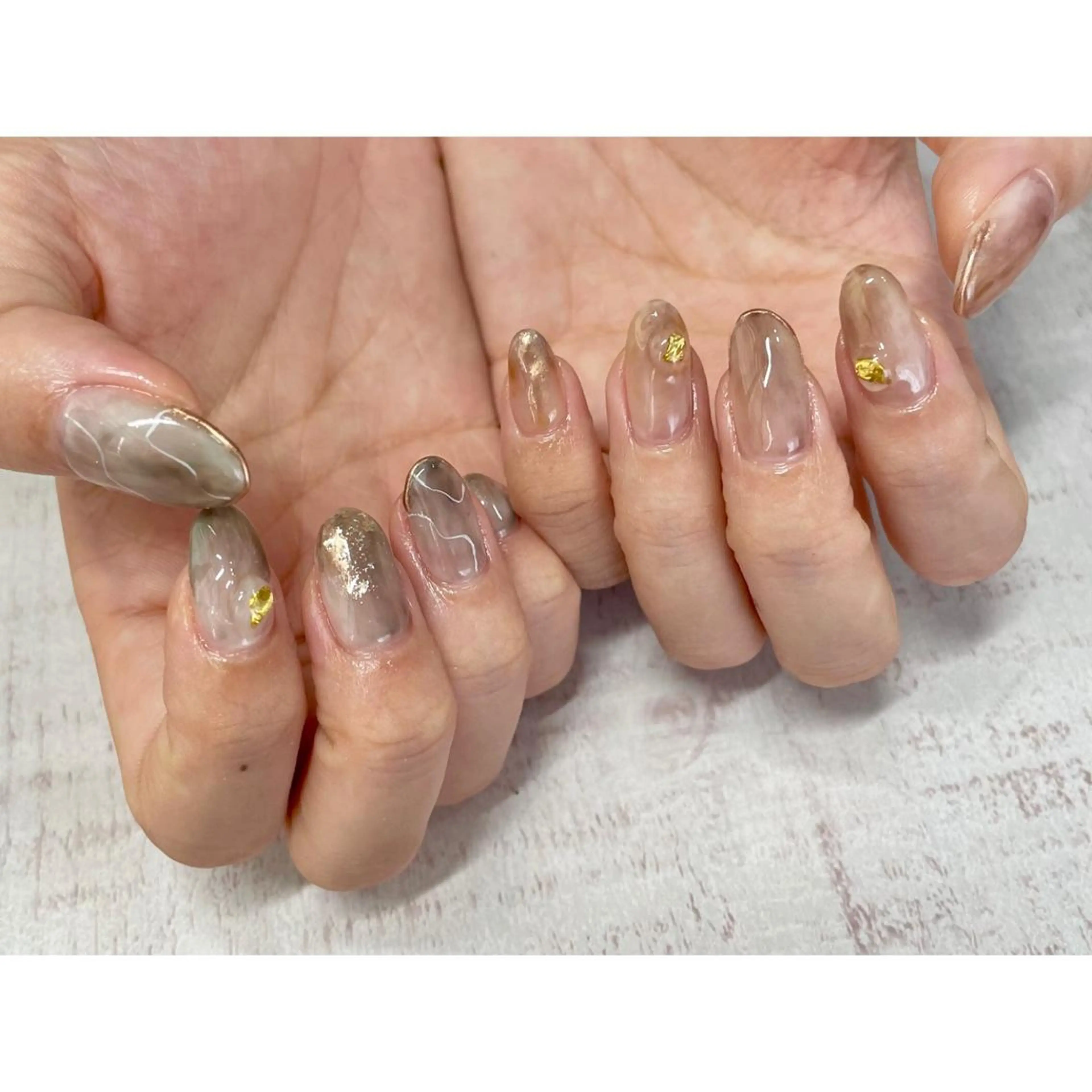 ネイル 𖡼 yumenoのネイルデザイン