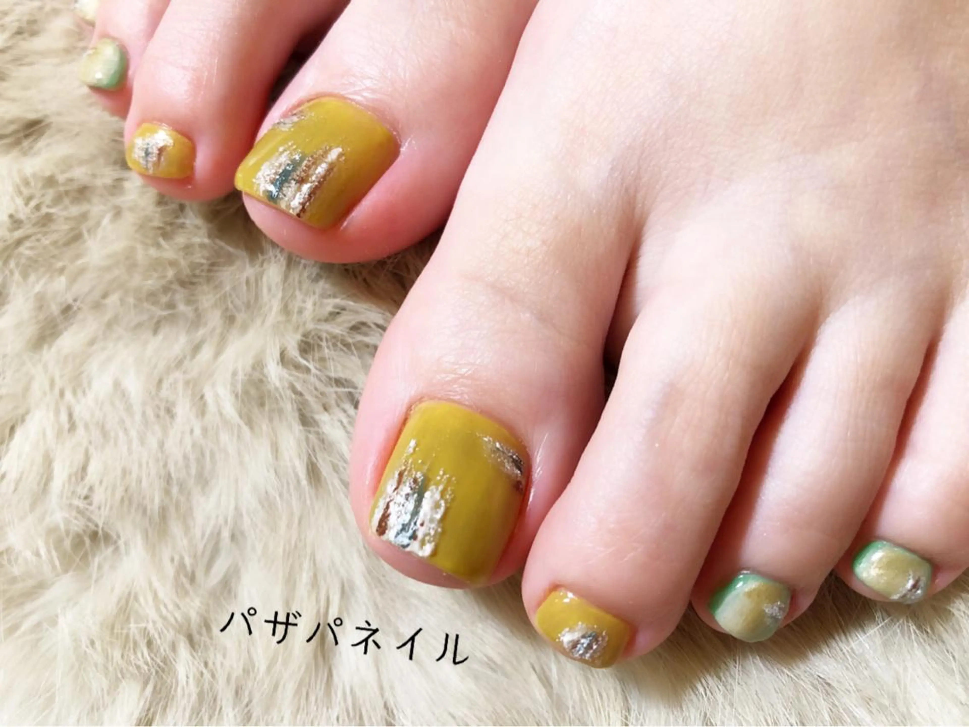 【Foot】10本アート👣【オフ込】の写真