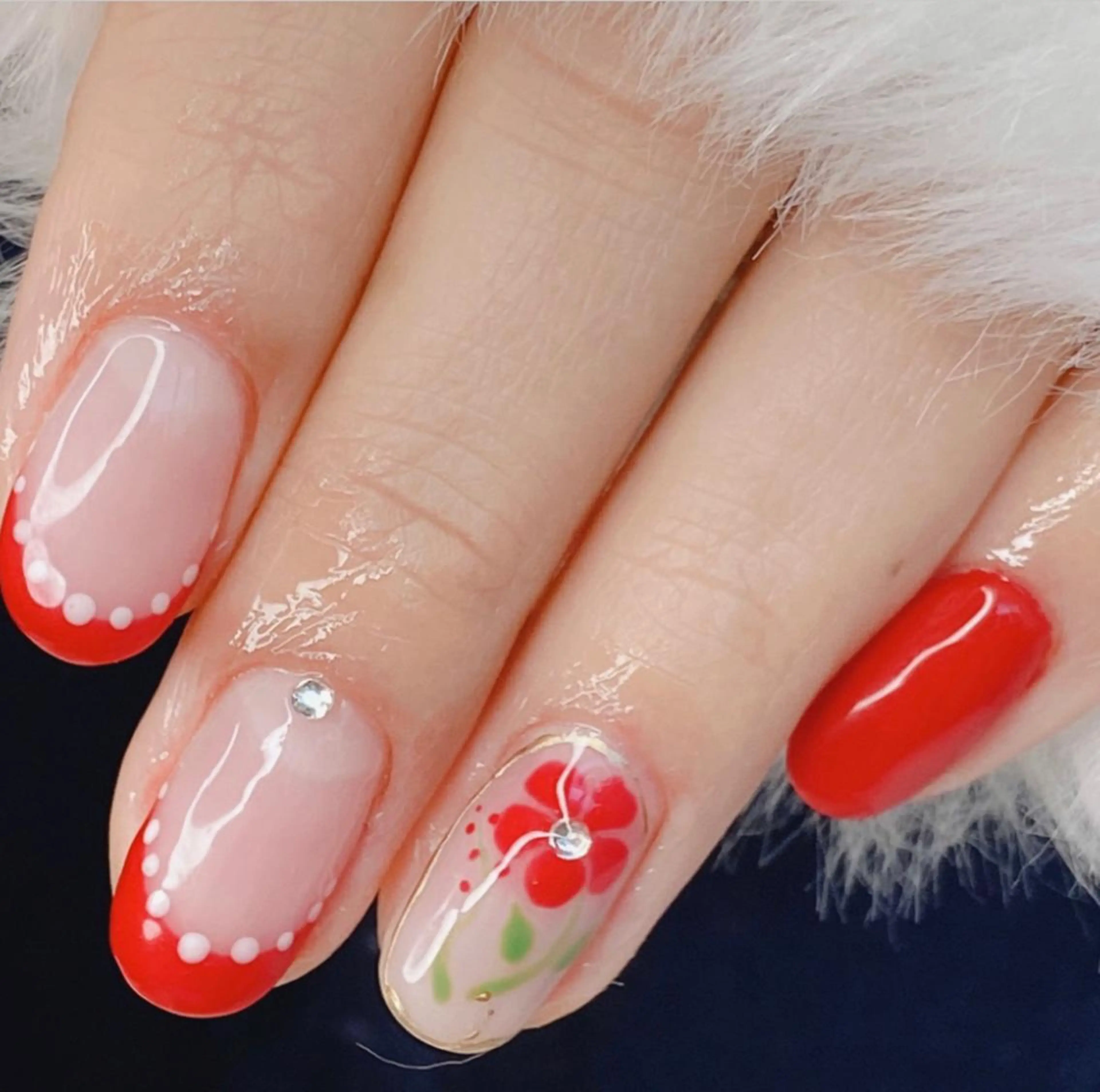 ネイル フレンチネイル ハンドネイル フットネイル HandSnail自宅サロン所属・HandSnail 座間自宅ネイルサロンのネイルデザイン