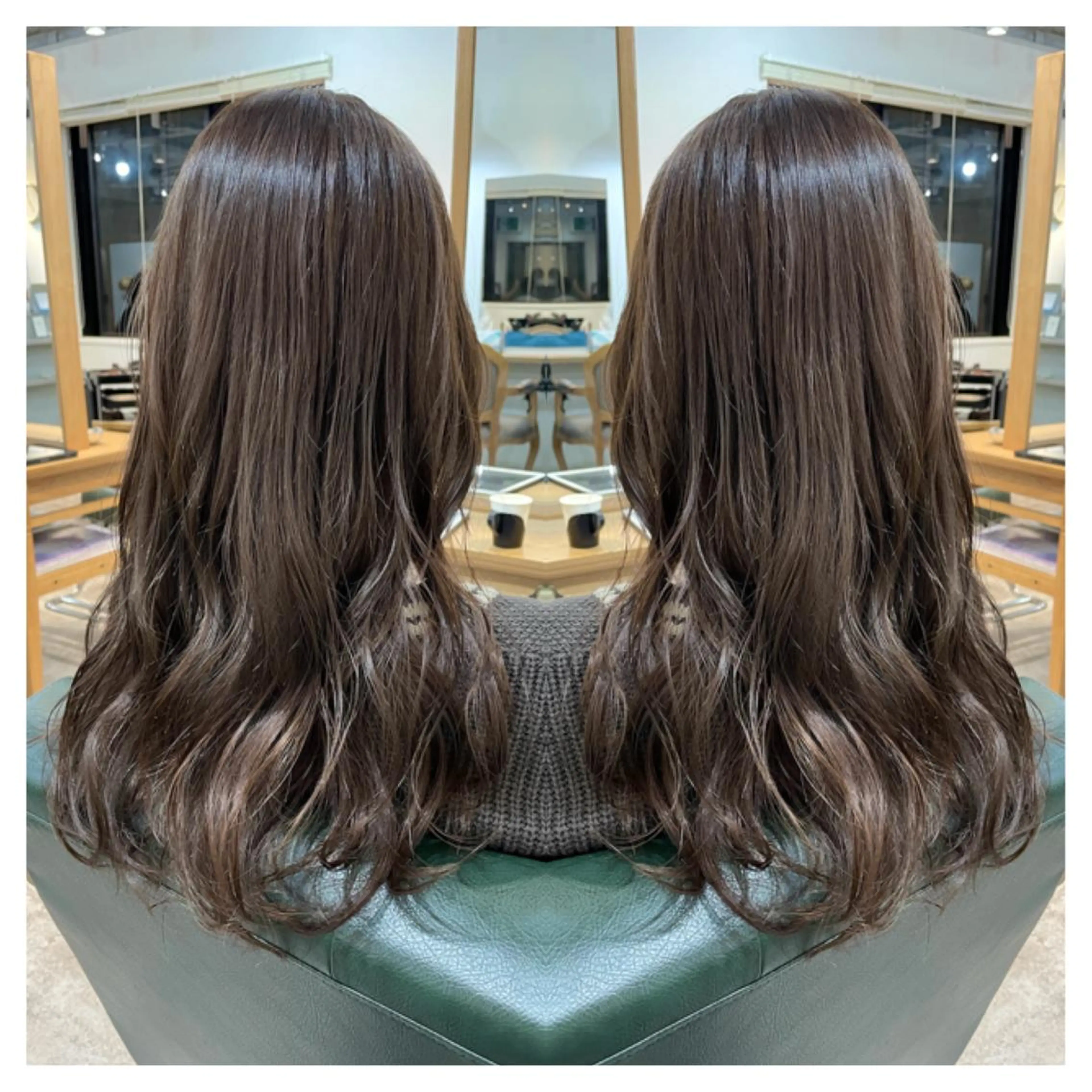 ロング カラー カット ヘアカラー トリートメント 村山 茉衣のヘアスタイル