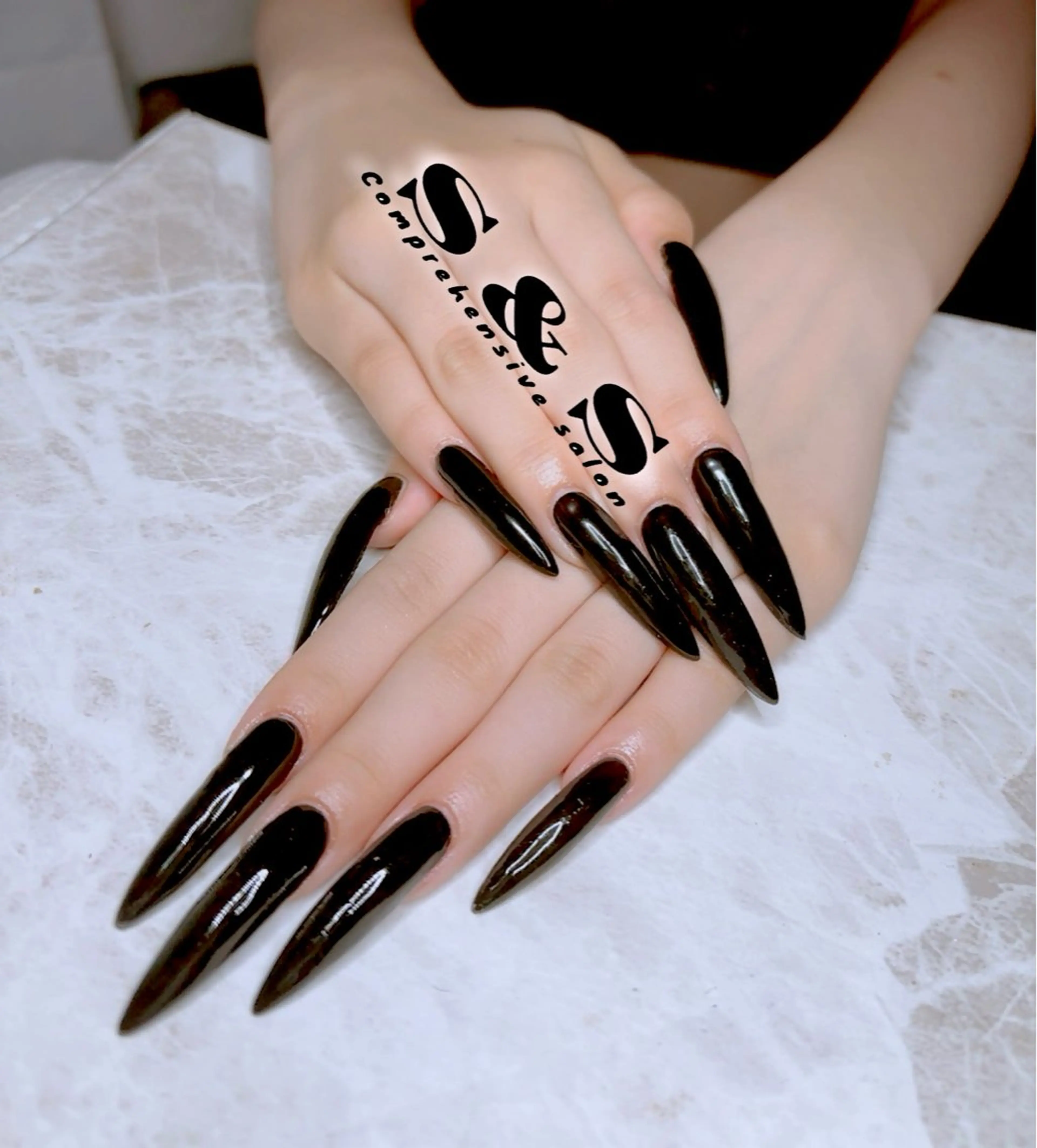 ネイル ロングネイル S&S 村田小百合のネイルデザイン