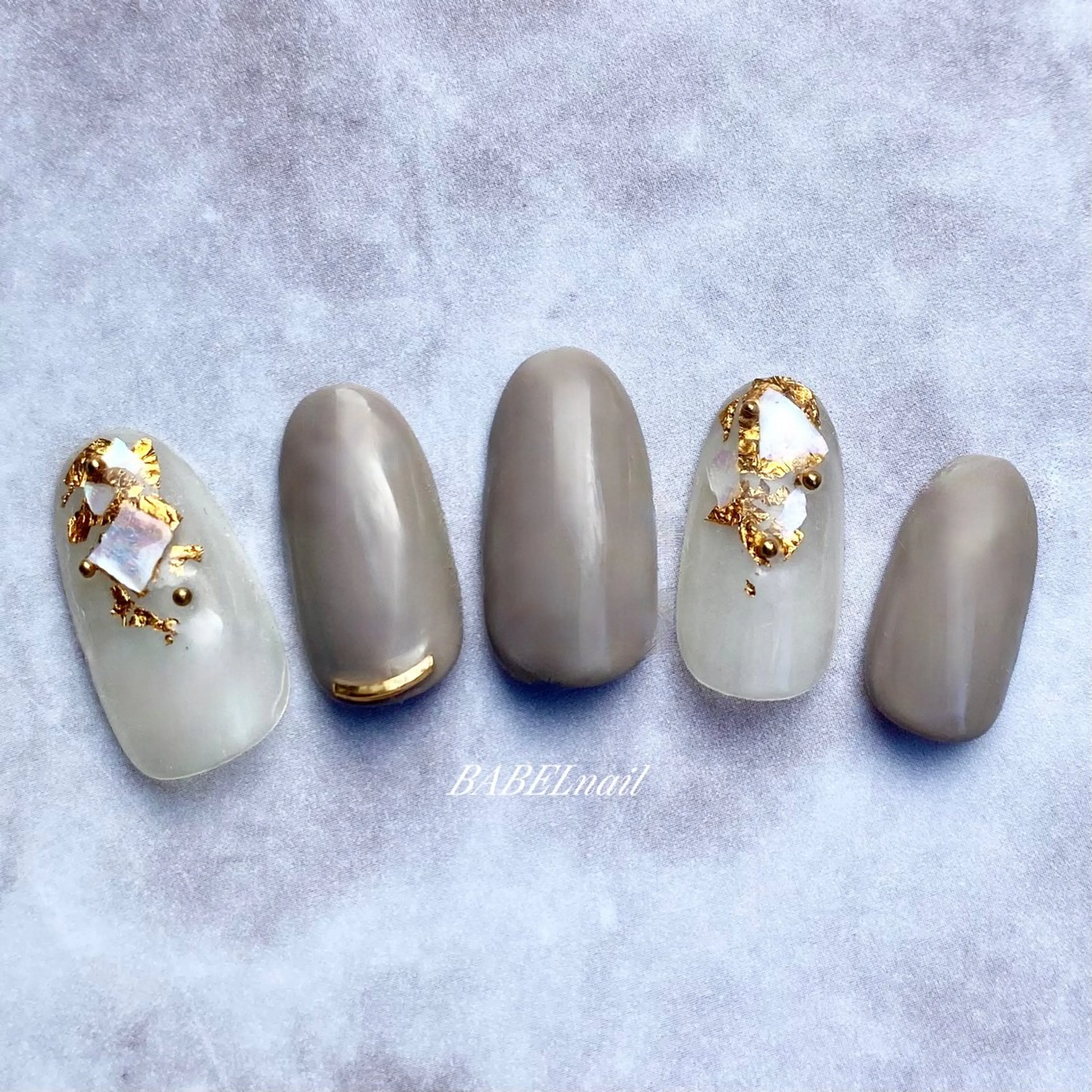 ネイル アートネイル ジェルネイル ハンドネイル BABELバベル所属・江戸川橋✨BABEL 【バベル】大人可愛いのネイルデザイン