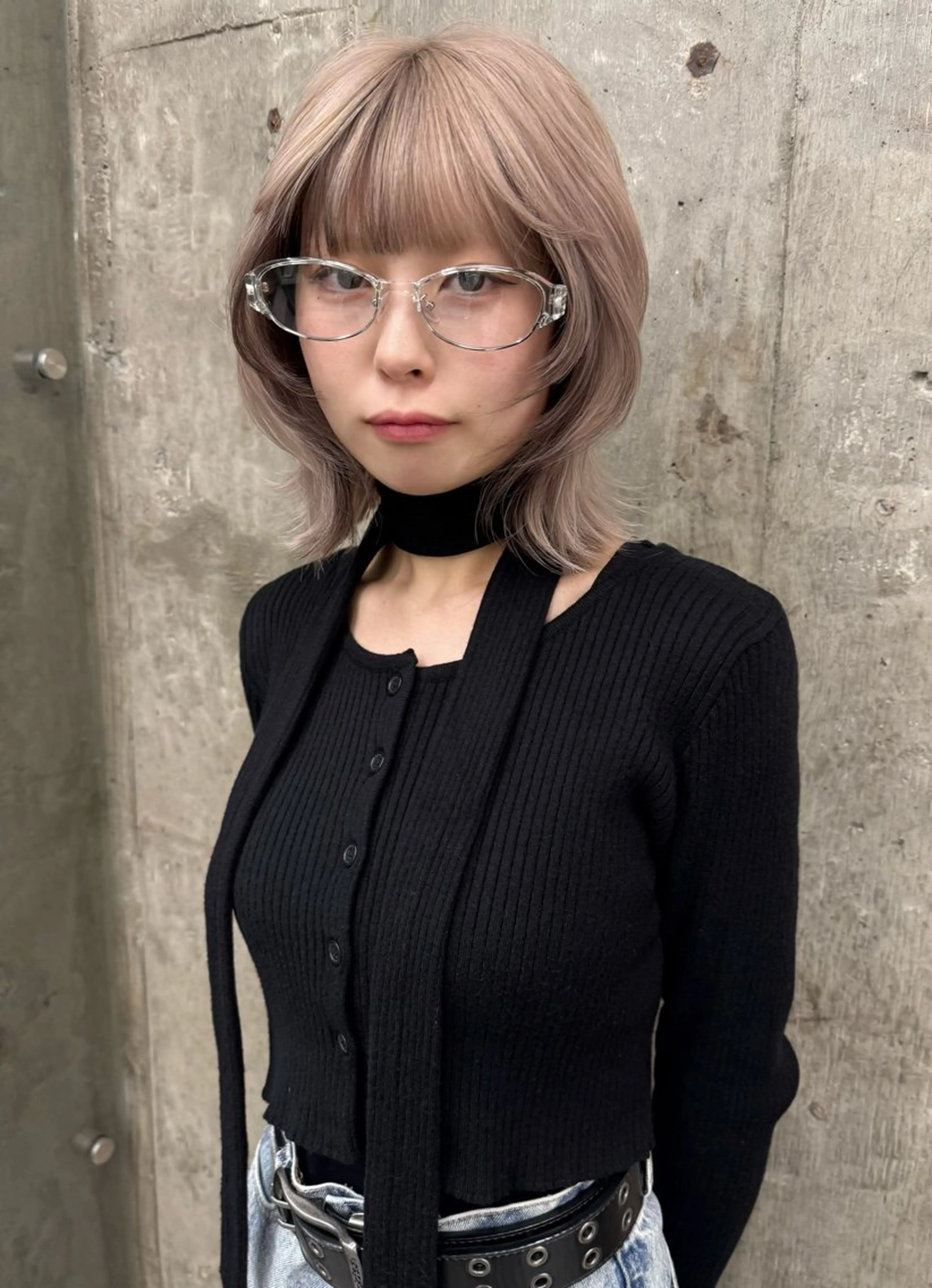 ショート カラー カット ヘアカラー トリートメント MIKU★ボブ/デザ イン/透明感カラーのヘアスタイル