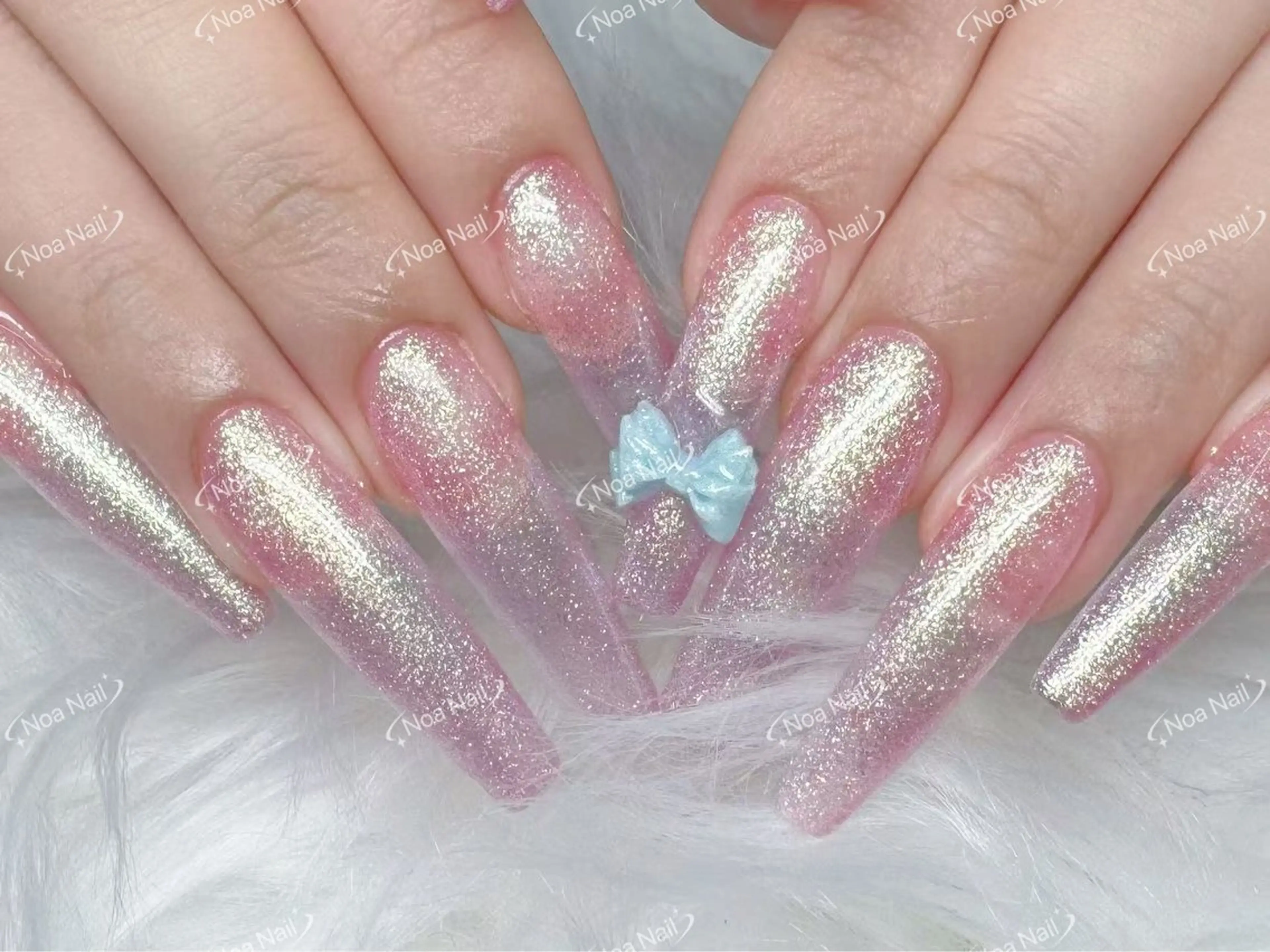 ネイル 成人式 フレンチネイル 韓国ネイル マグネットネイル 持ち込み ハンドネイル Noa Nail みつきのネイルデザイン