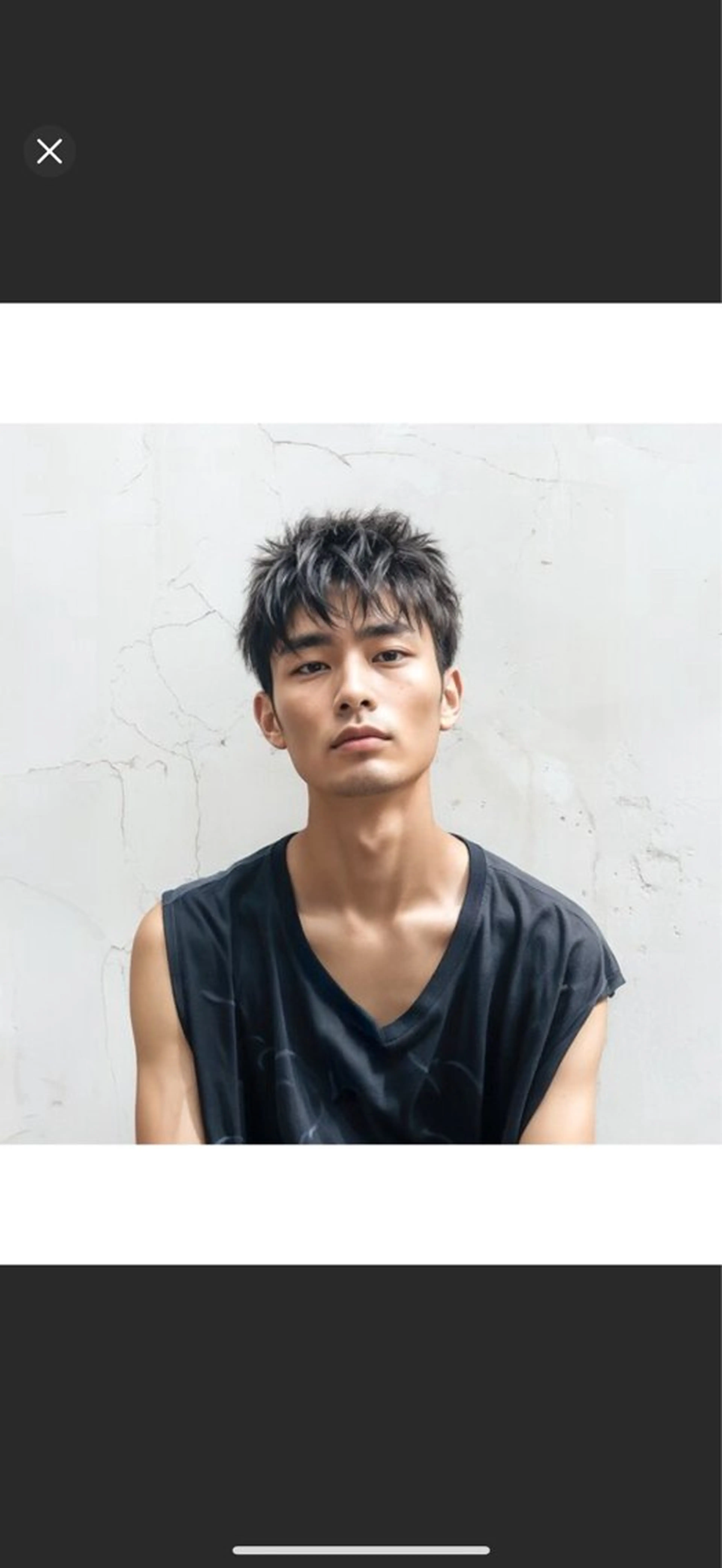 men's アイブロウの写真