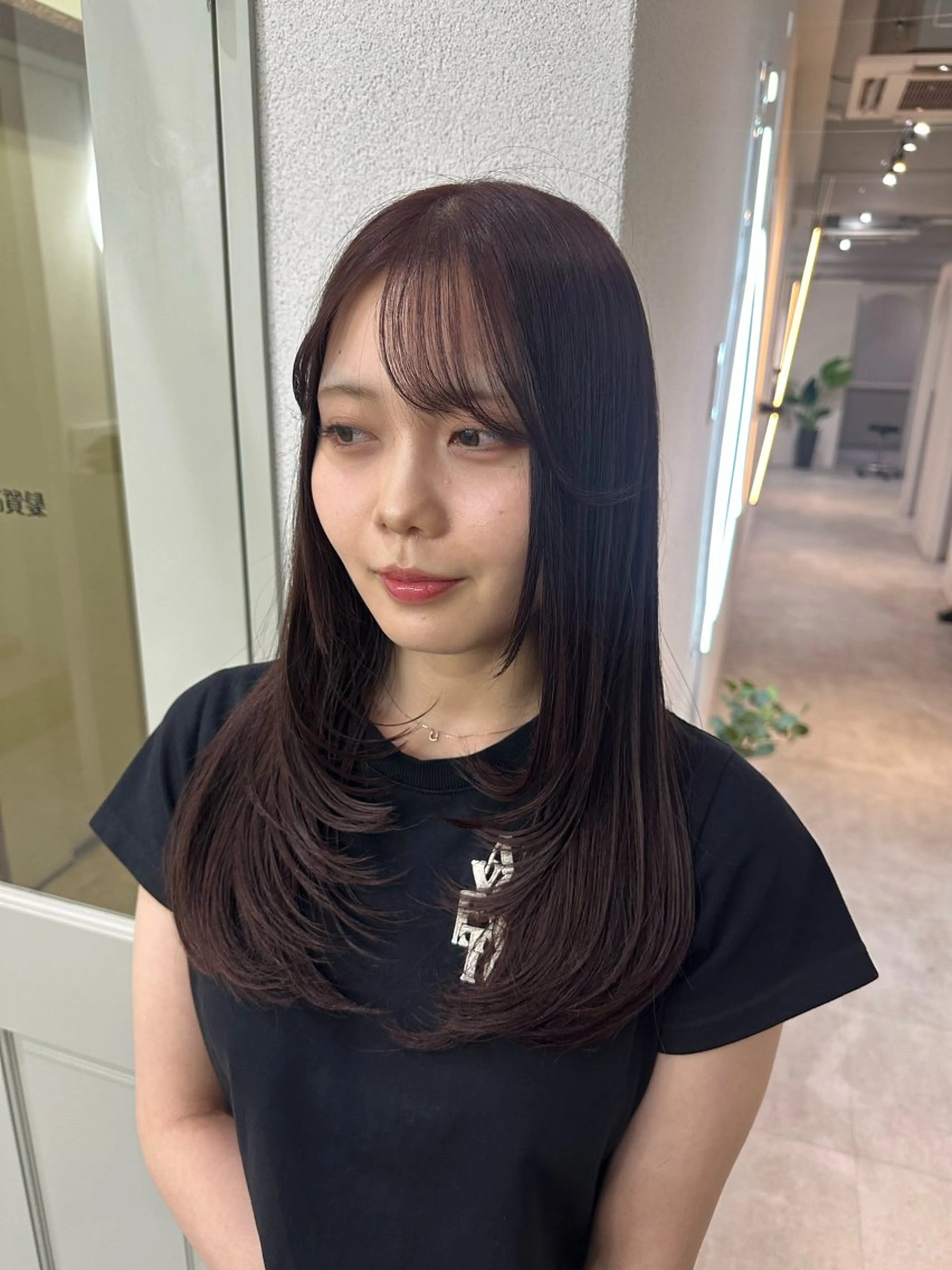 セミロング カラー カット ヘアカラー トリートメント 🪞個室サロン/韓国 艶髪/keito🪞のヘアスタイル