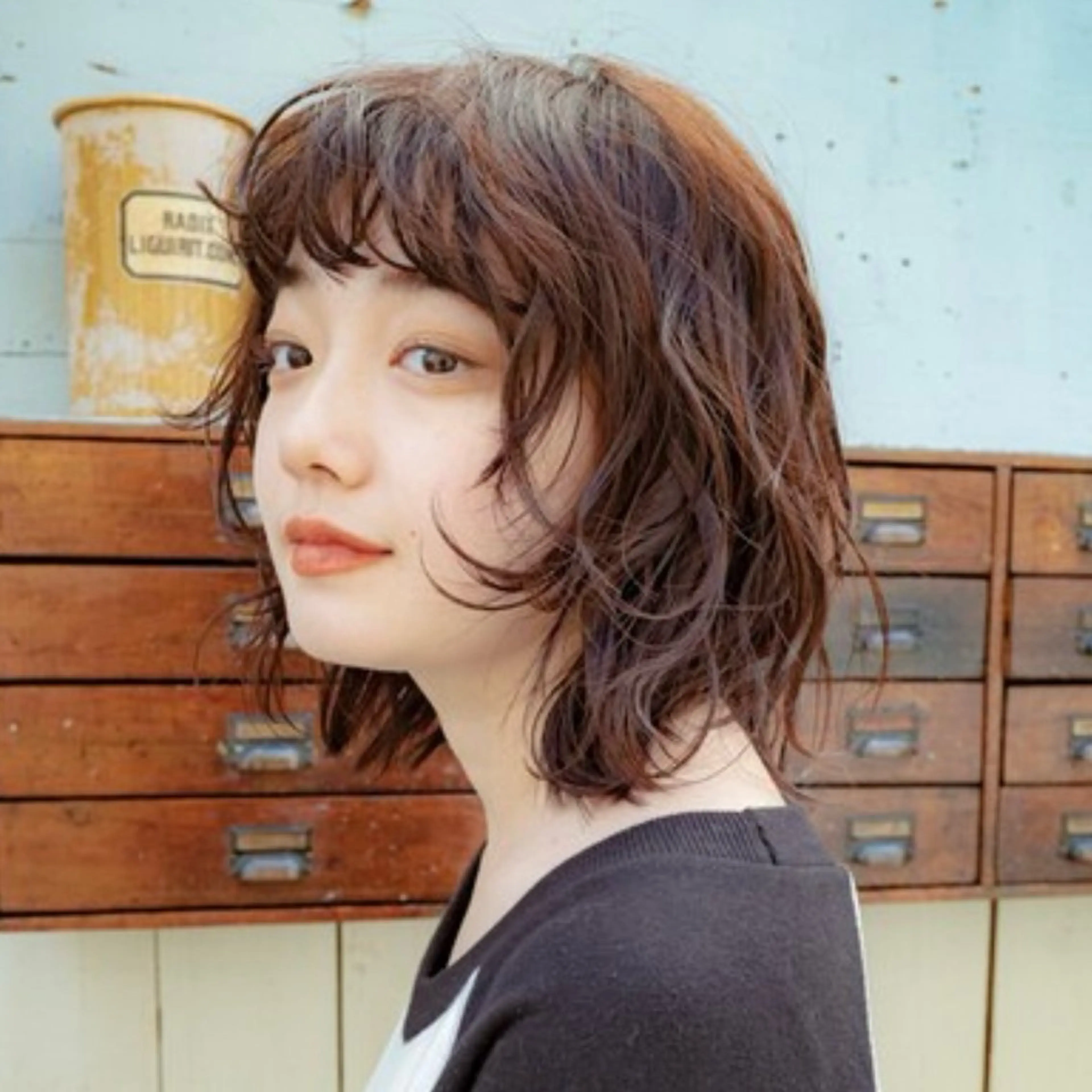 ミディアム ハイトーン/ボブ/ ハイライト💫我如古のヘアスタイル