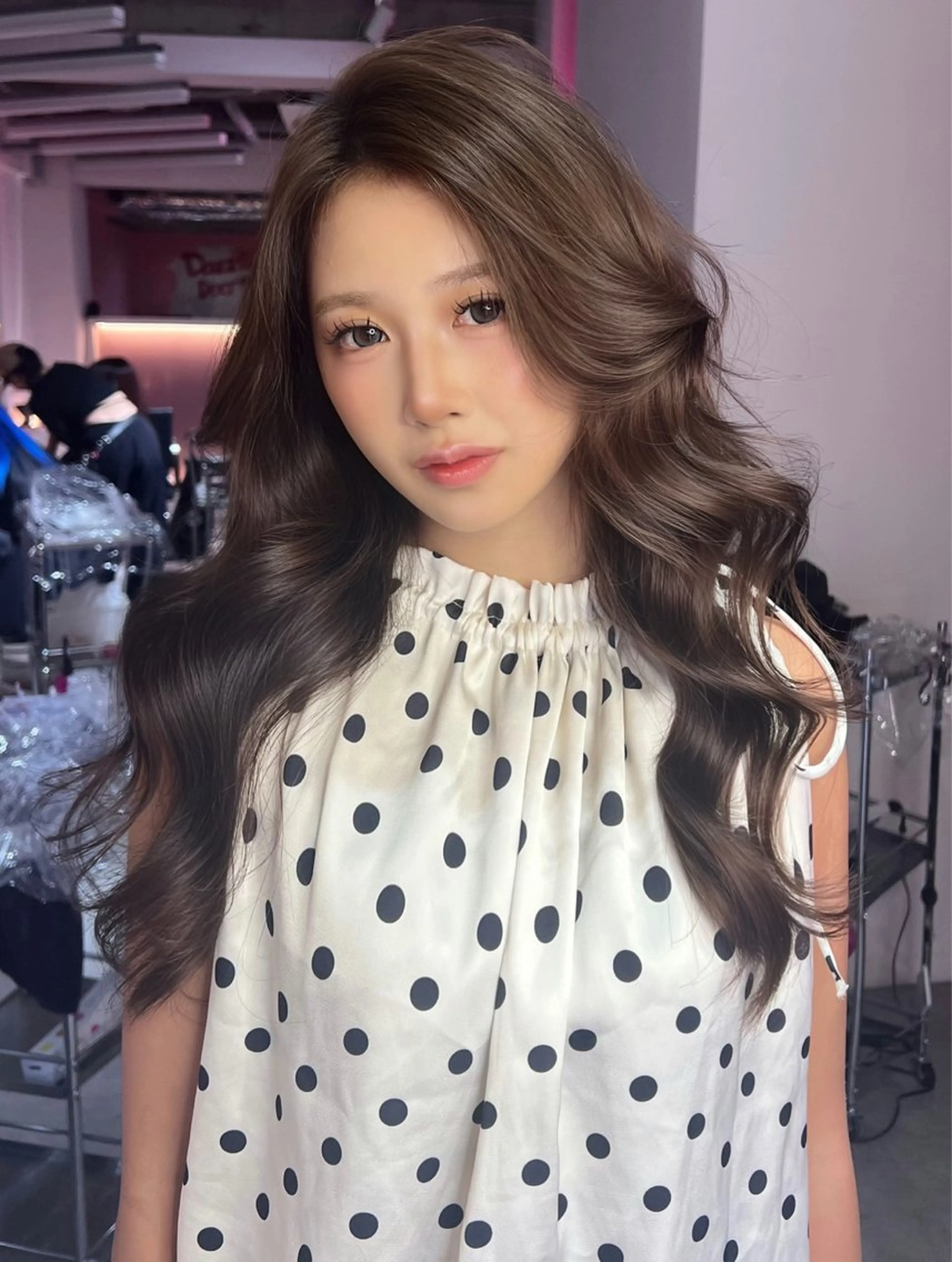 セミロング sara/名古屋 ／ハイトーンのヘアスタイル