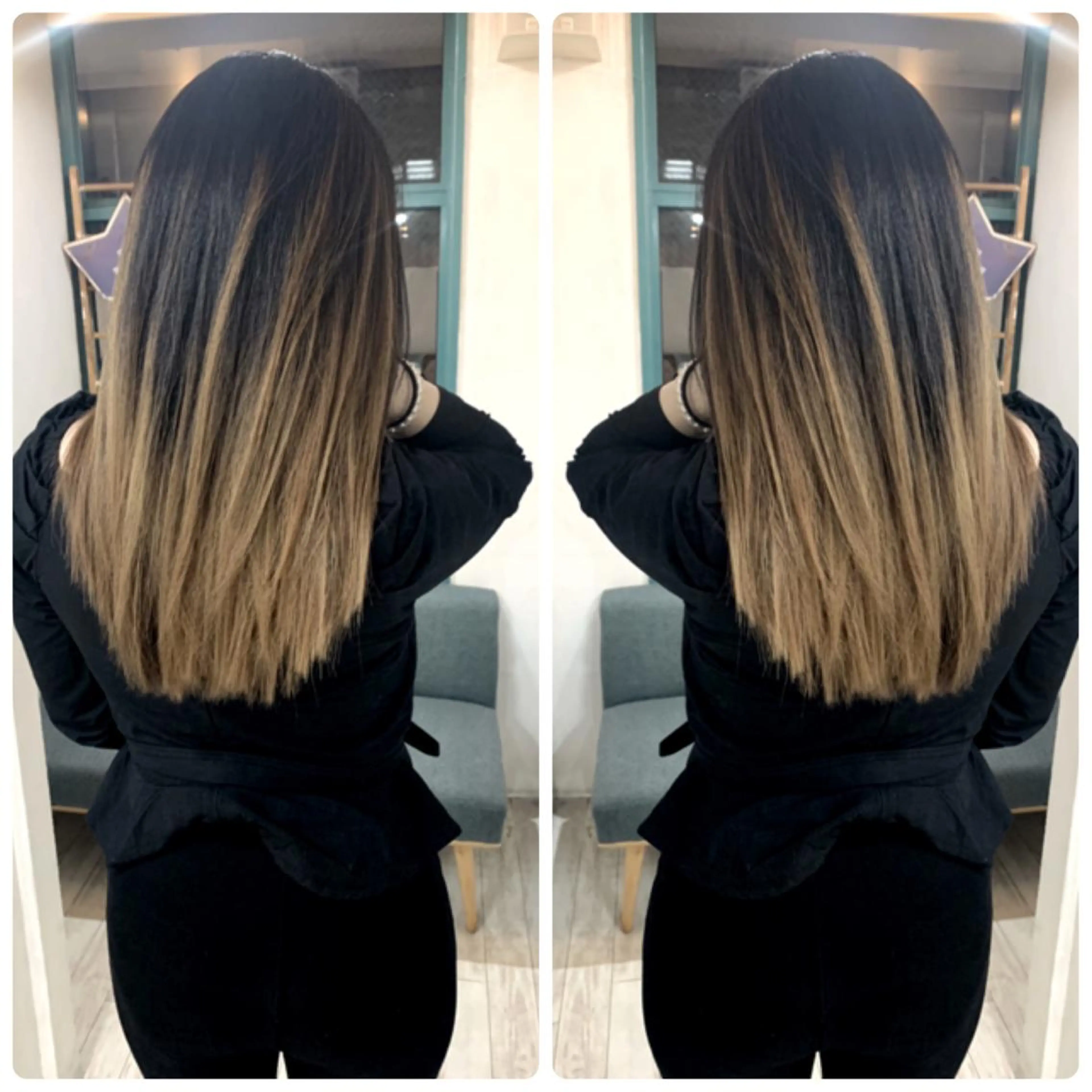 ロング カラー カット ヘアカラー トリートメント 京都大人女性ショート 徒歩1分/秋山のヘアスタイル