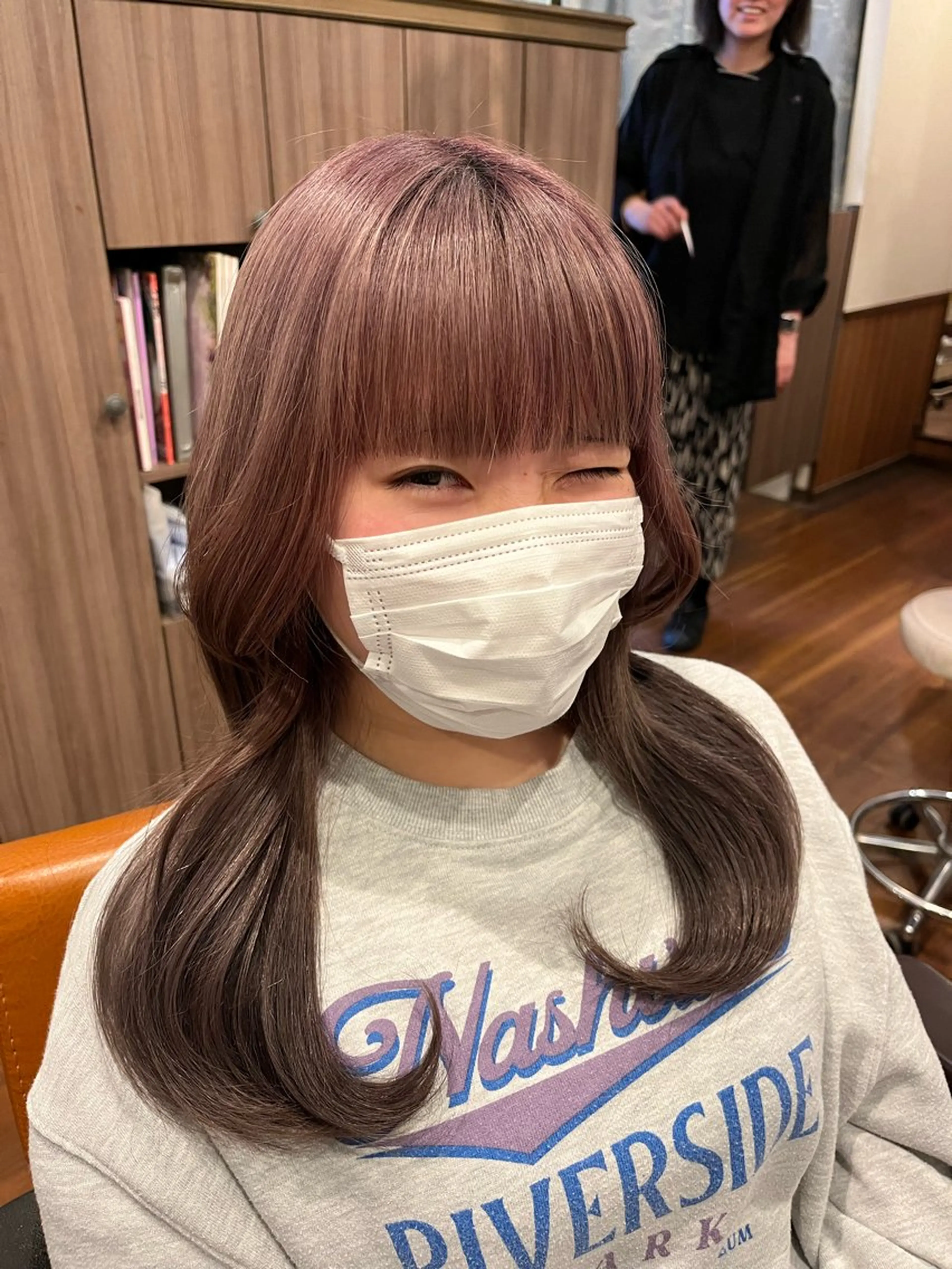 ロング くびれヘア Chocolat阿部野所属・なかじま ささらのヘアスタイル