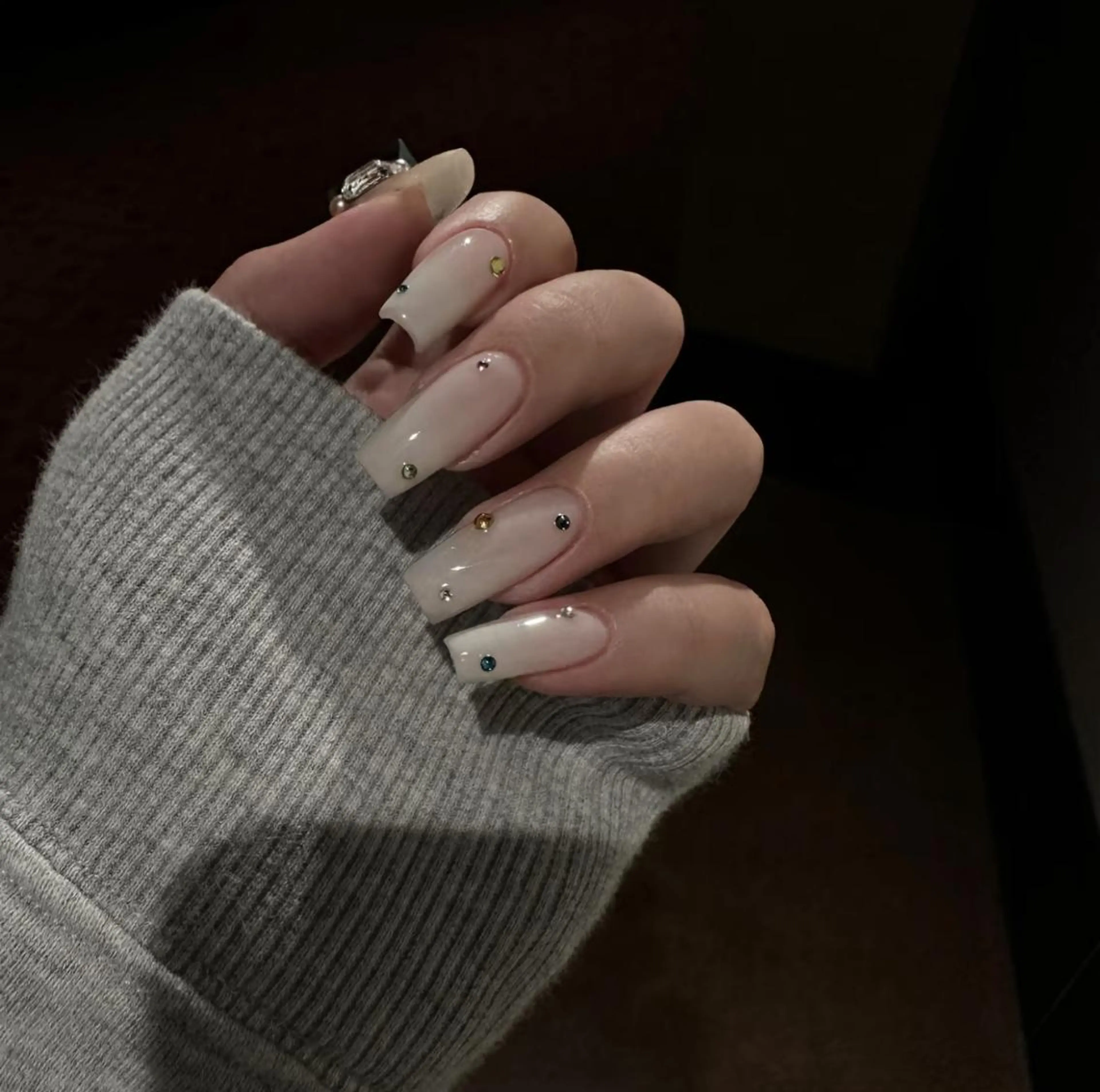 ネイル By moonネイル 🌷ワンホン/韓国風のネイルデザイン