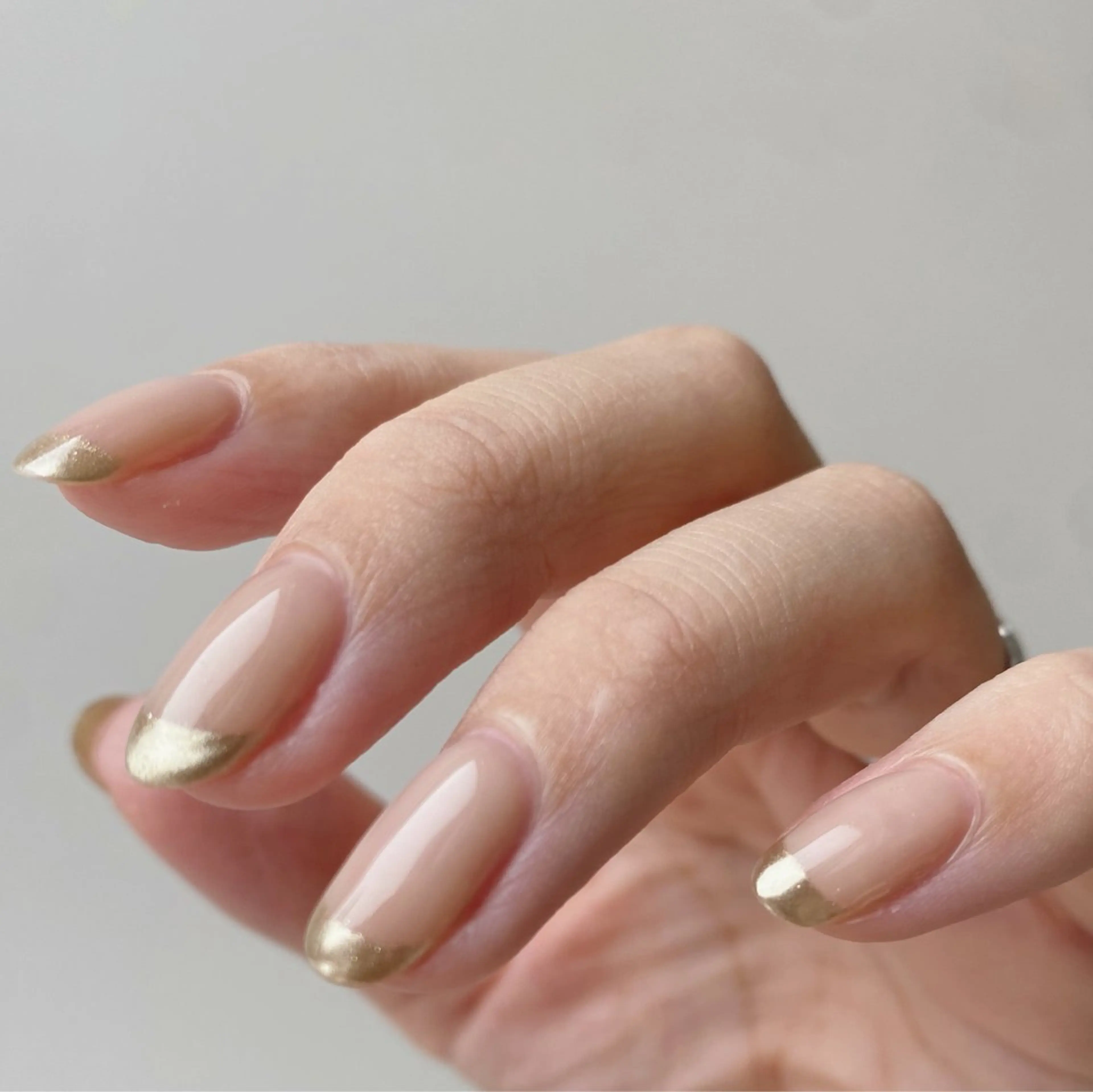 ネイル フレンチネイル ミラーネイル nook megumiのネイルデザイン