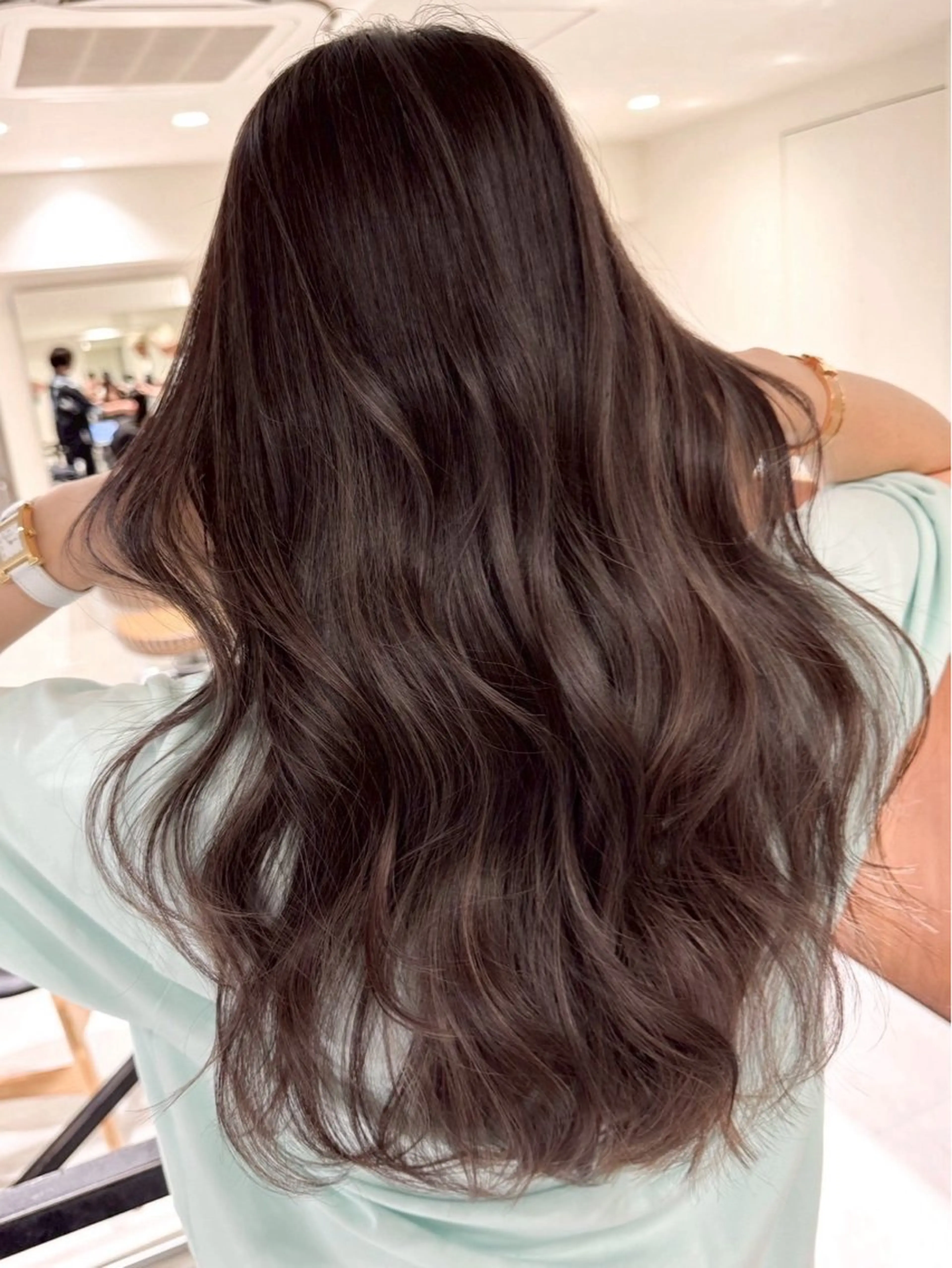 ロング カラー 韓国風/艶カラー/ 透明感/水野啓太のヘアスタイル