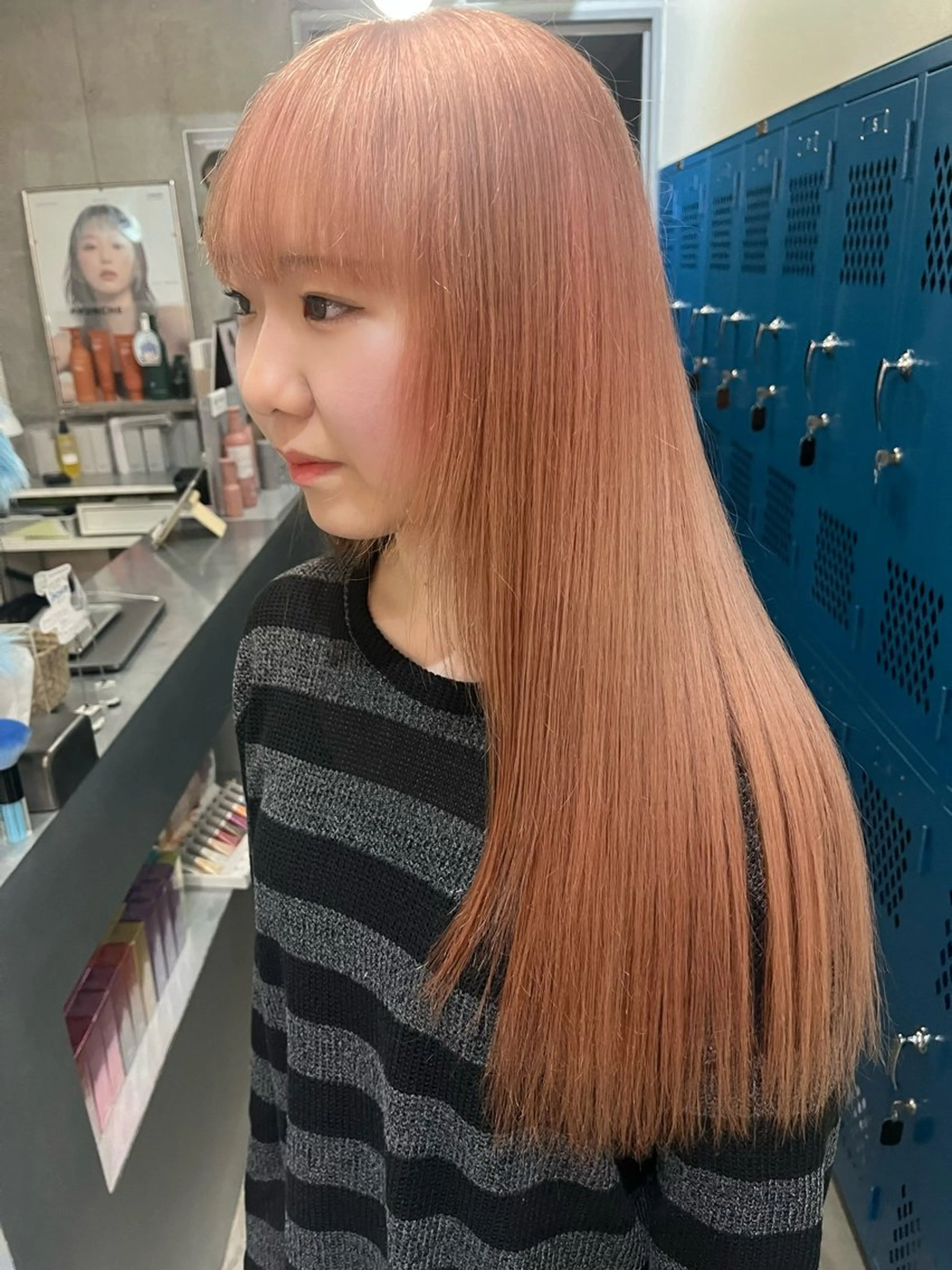 ロング カラー ヘアカラー 無料カット/ハイ トーンカラー/きらのヘアスタイル