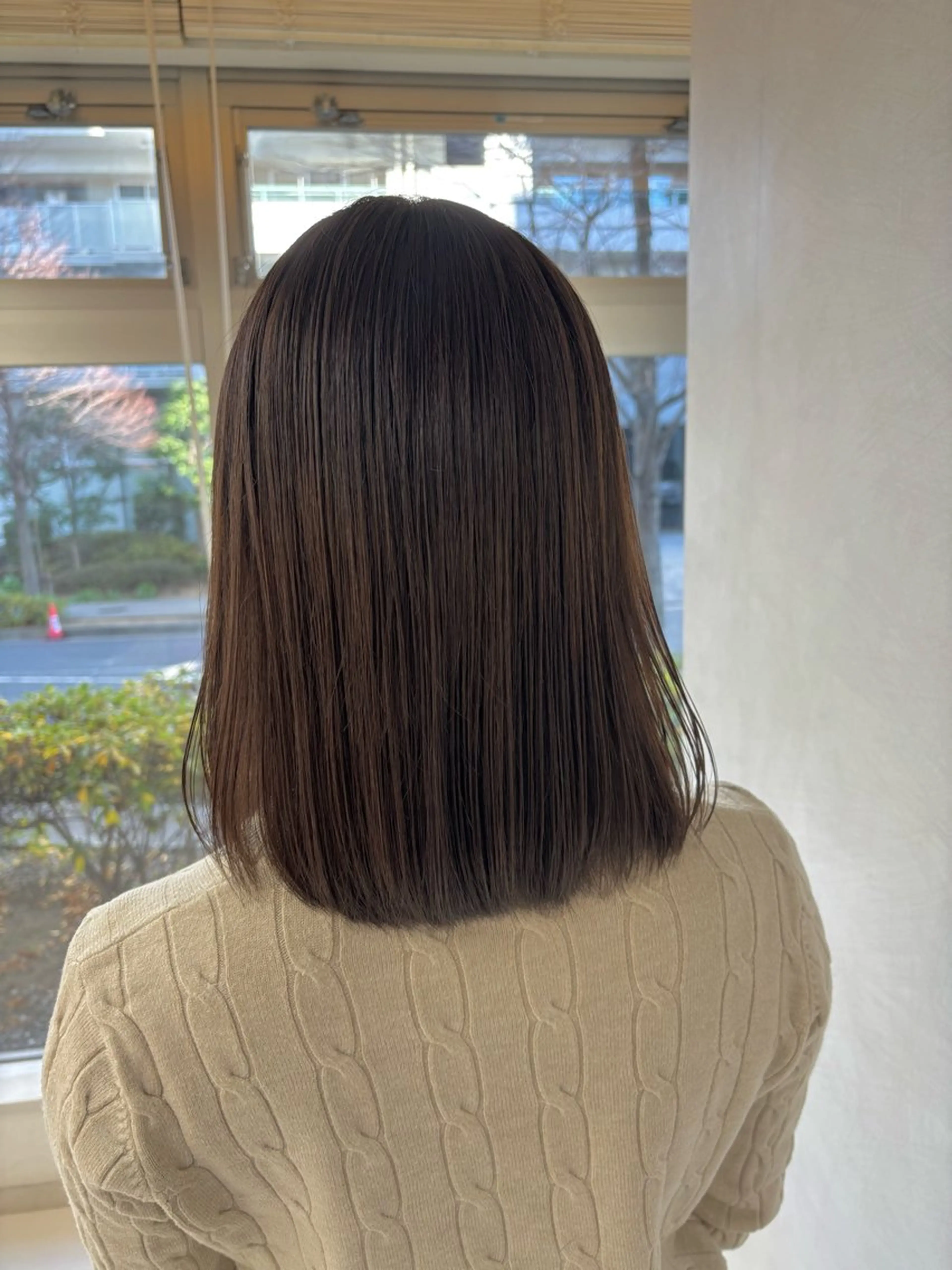 ミディアム Iris by artina 武蔵小杉店【イリス バイ アルティナ】所属・レイヤーカット/ボブ /nene🍥⋆*のヘアスタイル