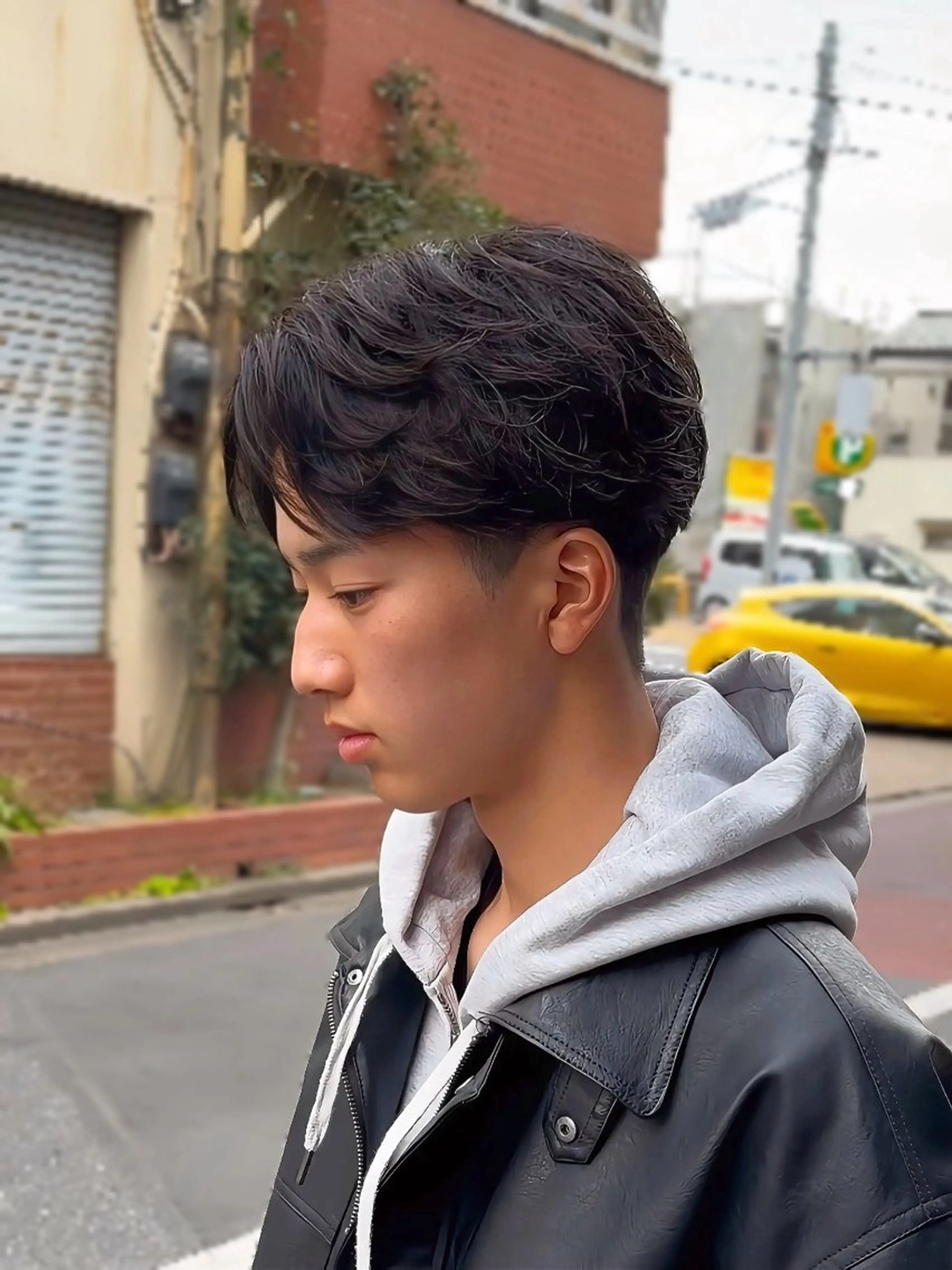 ショート パーマ メンズ カット パーマ トリートメント 楽で簡単に決まる メンズヘア💥曽我尾のヘアスタイル