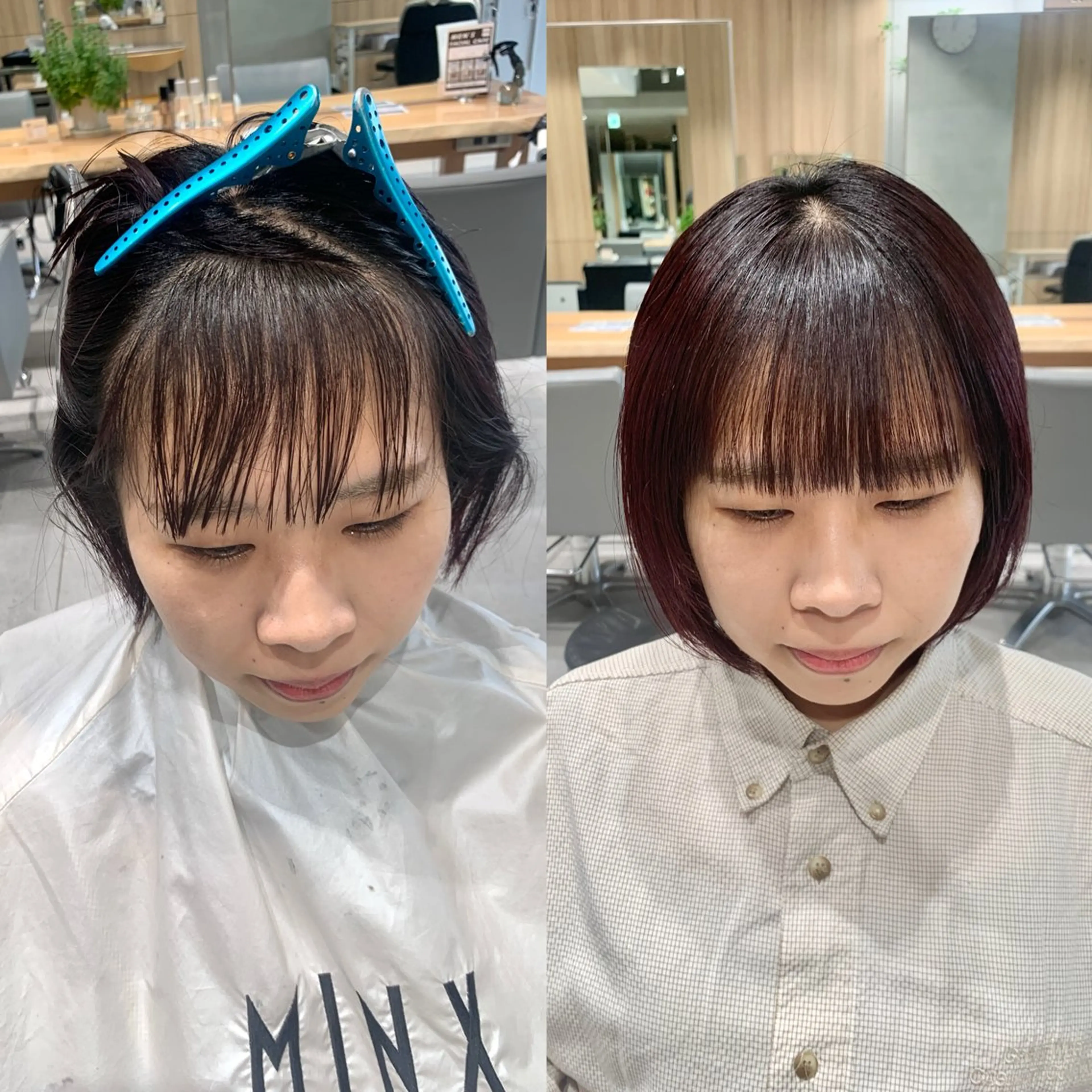 カット+前髪縮毛矯正🎀の写真