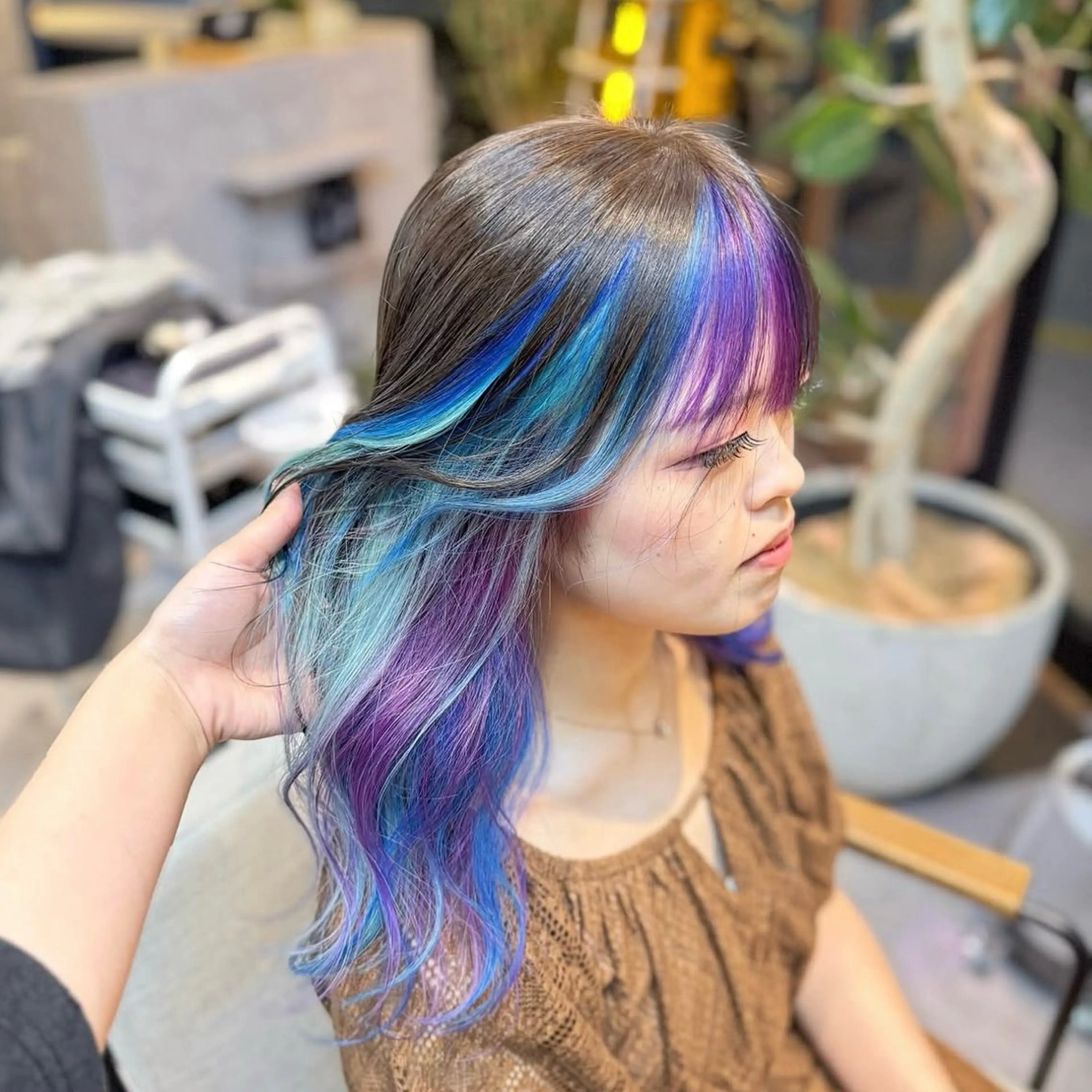 セミロング カラー ハイトーン/透明感 / sanamiのヘアスタイル