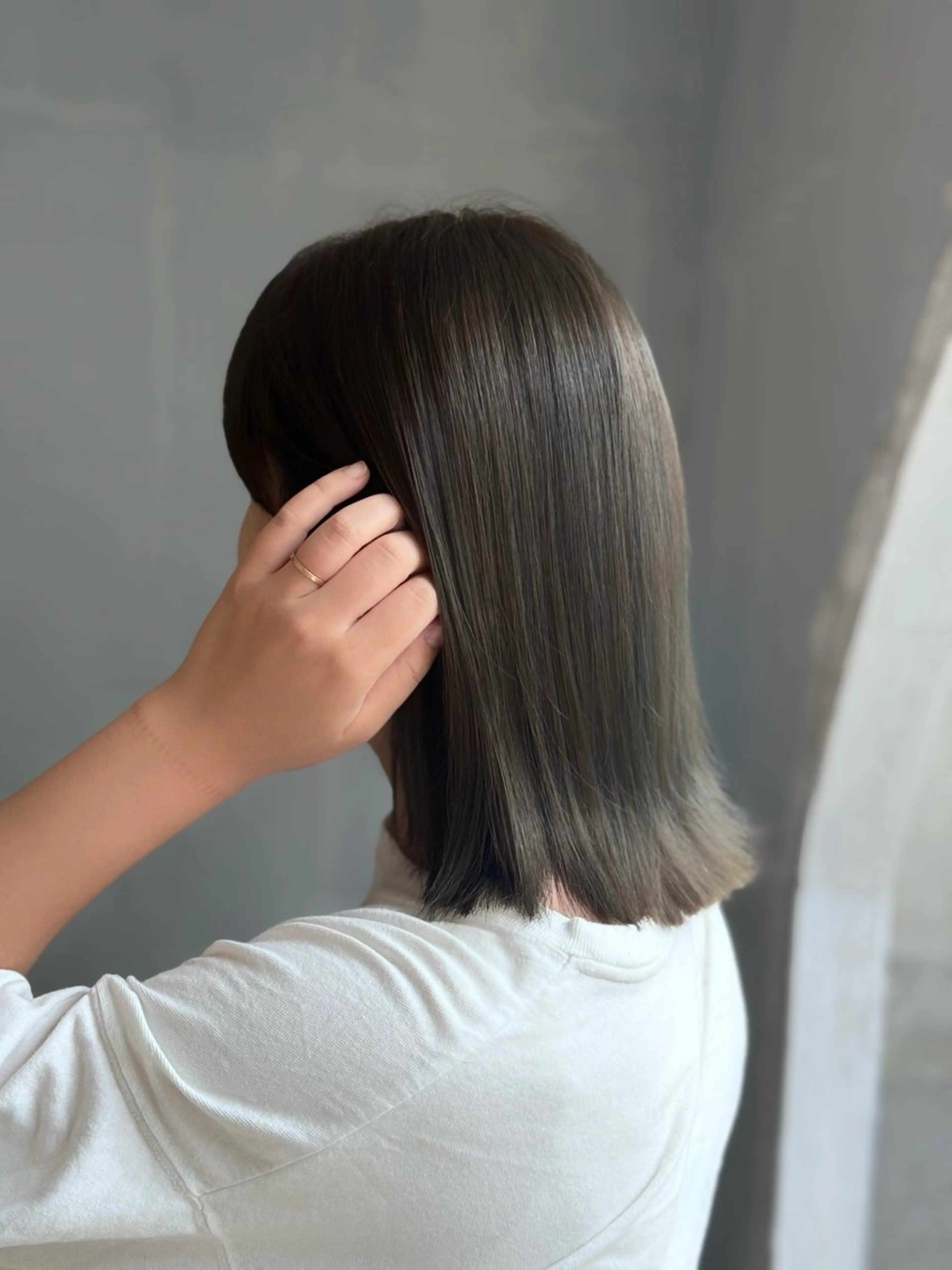 ミディアム カット パーマ ウルフ/レイヤー /パーマ　ナユタのヘアスタイル