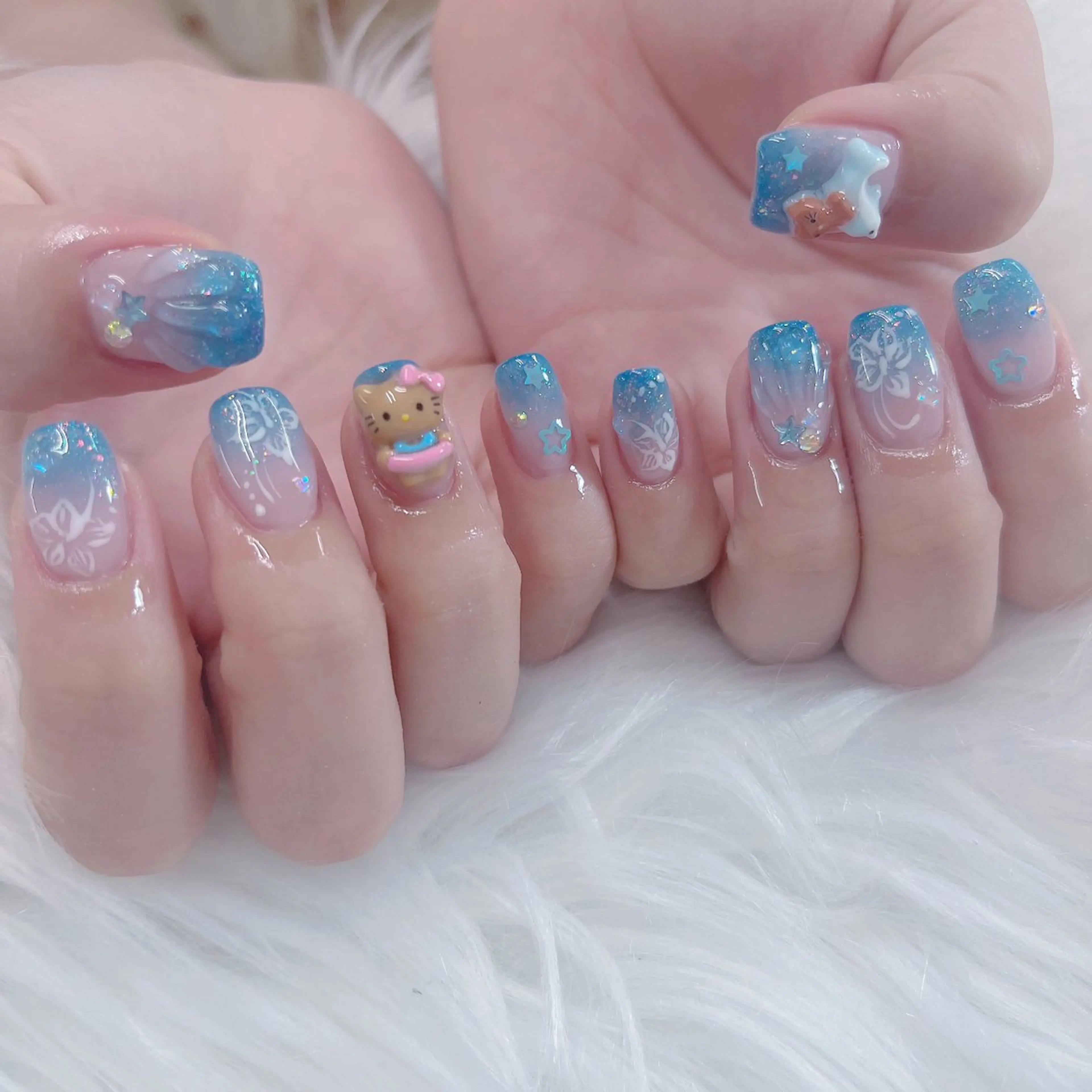 ネイル ハンドネイル Maya 🧊🫧‪のネイルデザイン