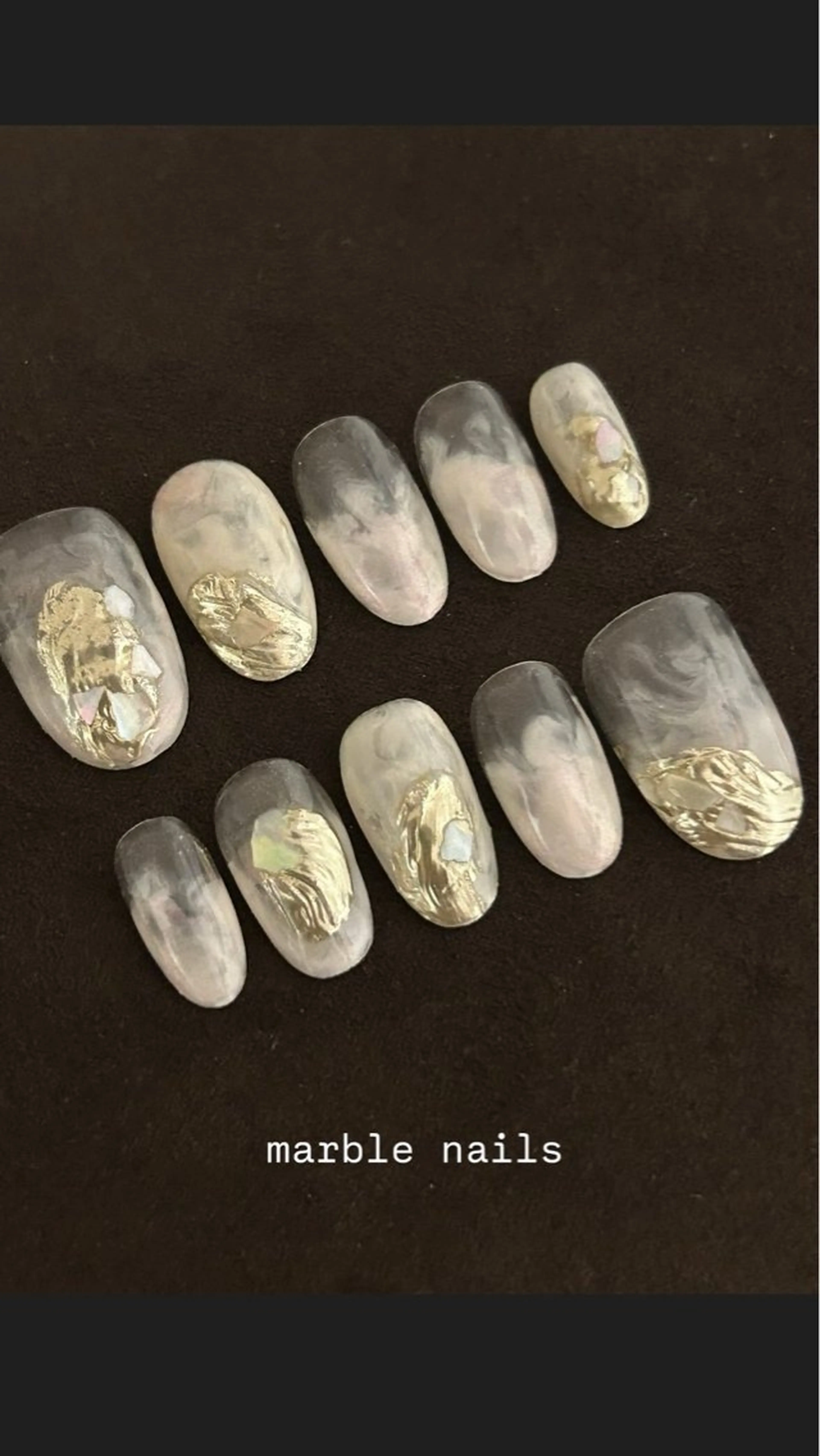 ネイル ゴールド ニュアンスネイル ホワイト nail salon MIR【ミール】所属・miya yuのネイルデザイン