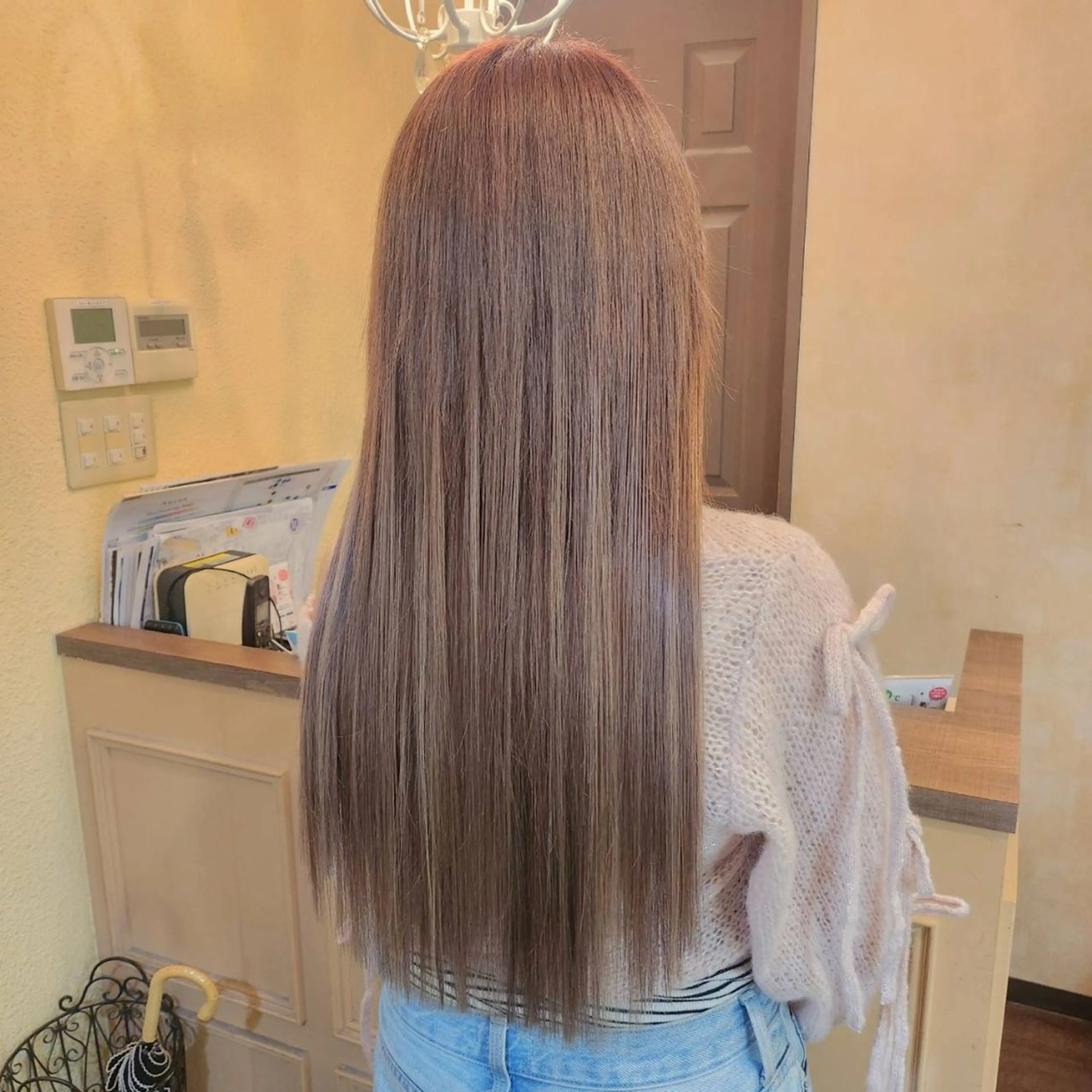 ロング ヘアアレンジ シールエクステ エクステ ロング カット エクステ MagicMush ✴︎シールエクステのヘアスタイル