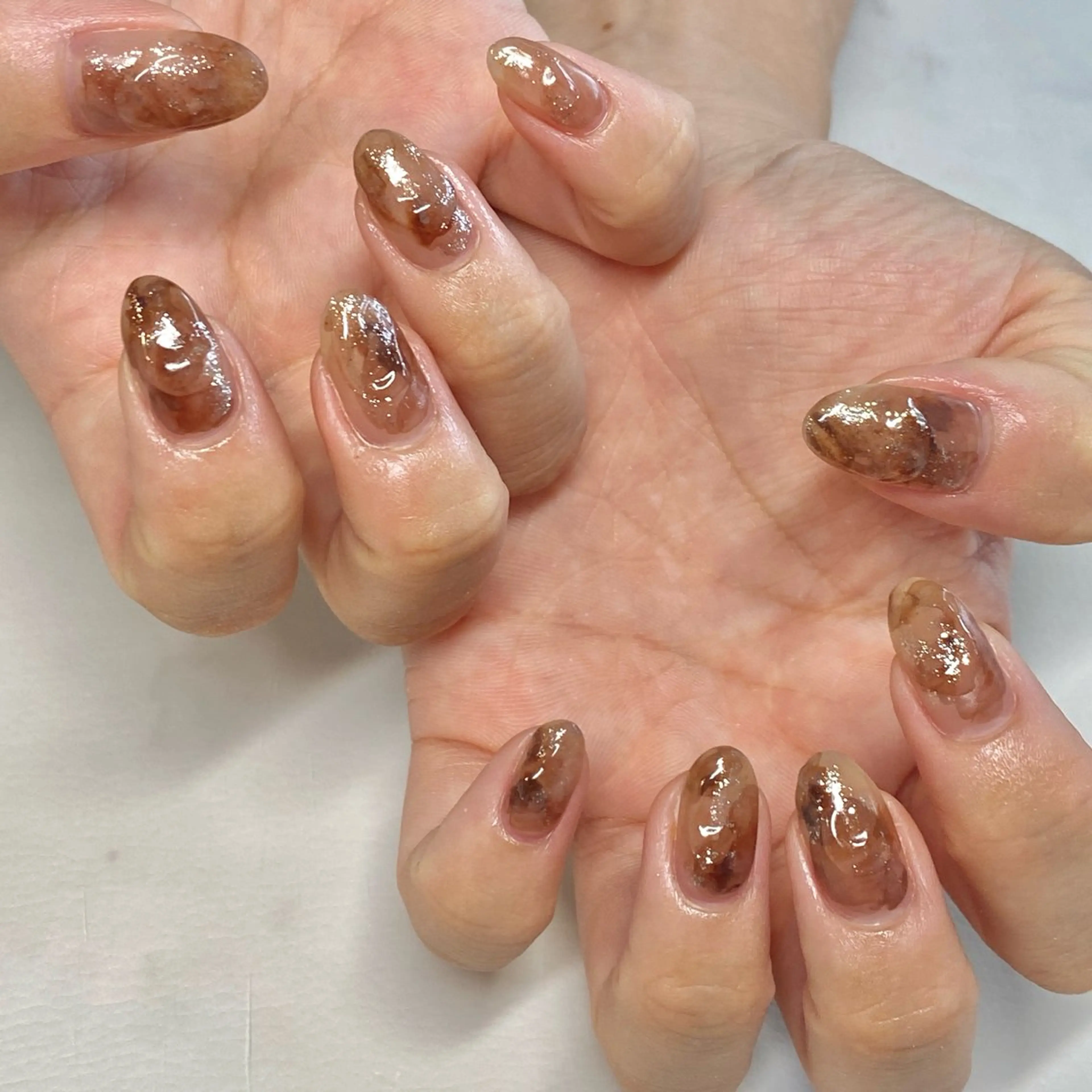 ネイル マットネイル ニュアンスネイル ぷっくりネイル Loca所属・Loca.nails Kasumiのネイルデザイン