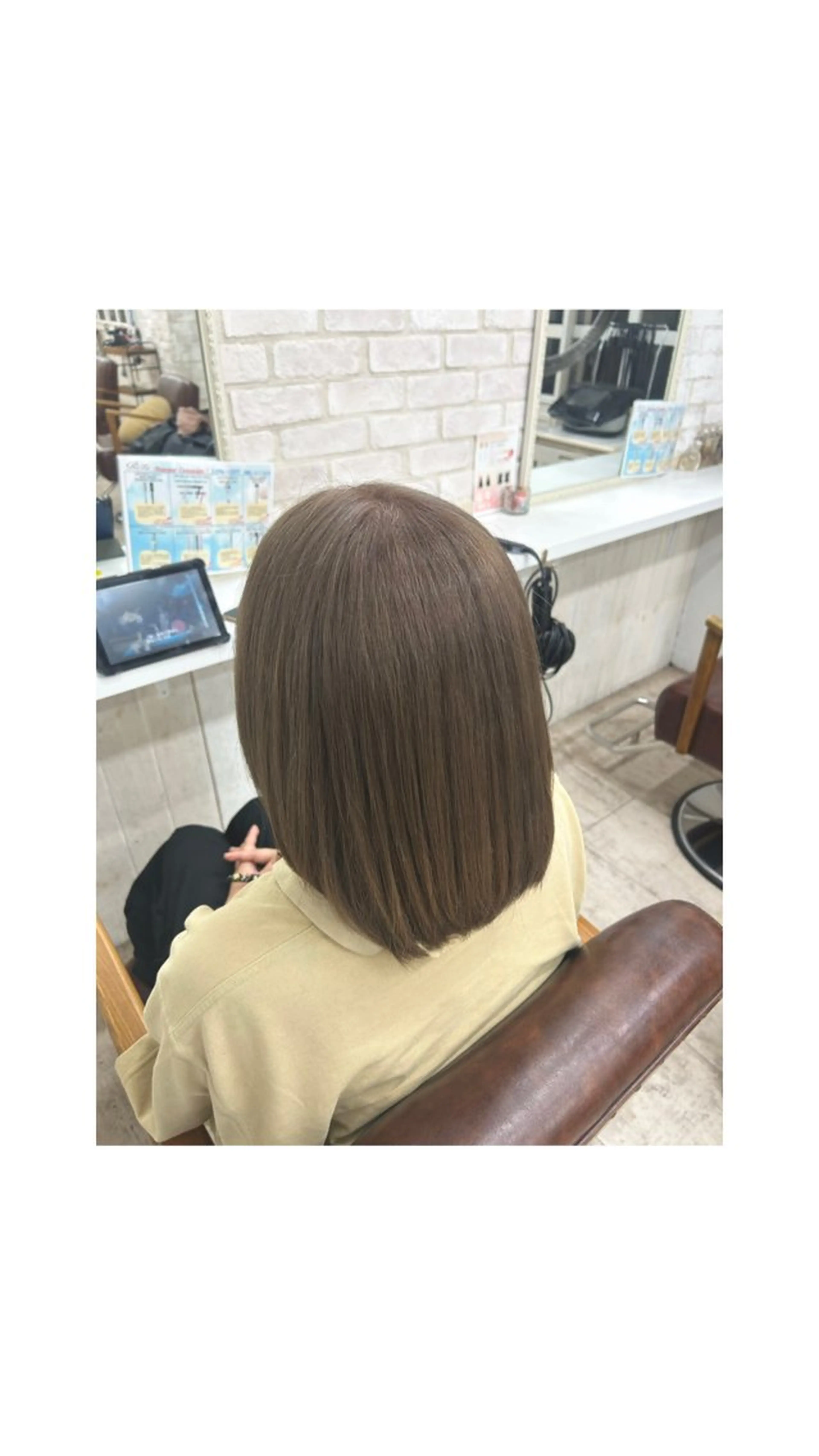 🩵ワンカラー🩵トーンアップもトーンダウンもこちらから❣️❣️⚠️ブリーチメニューはこちらからはご案内できません⚠️の写真