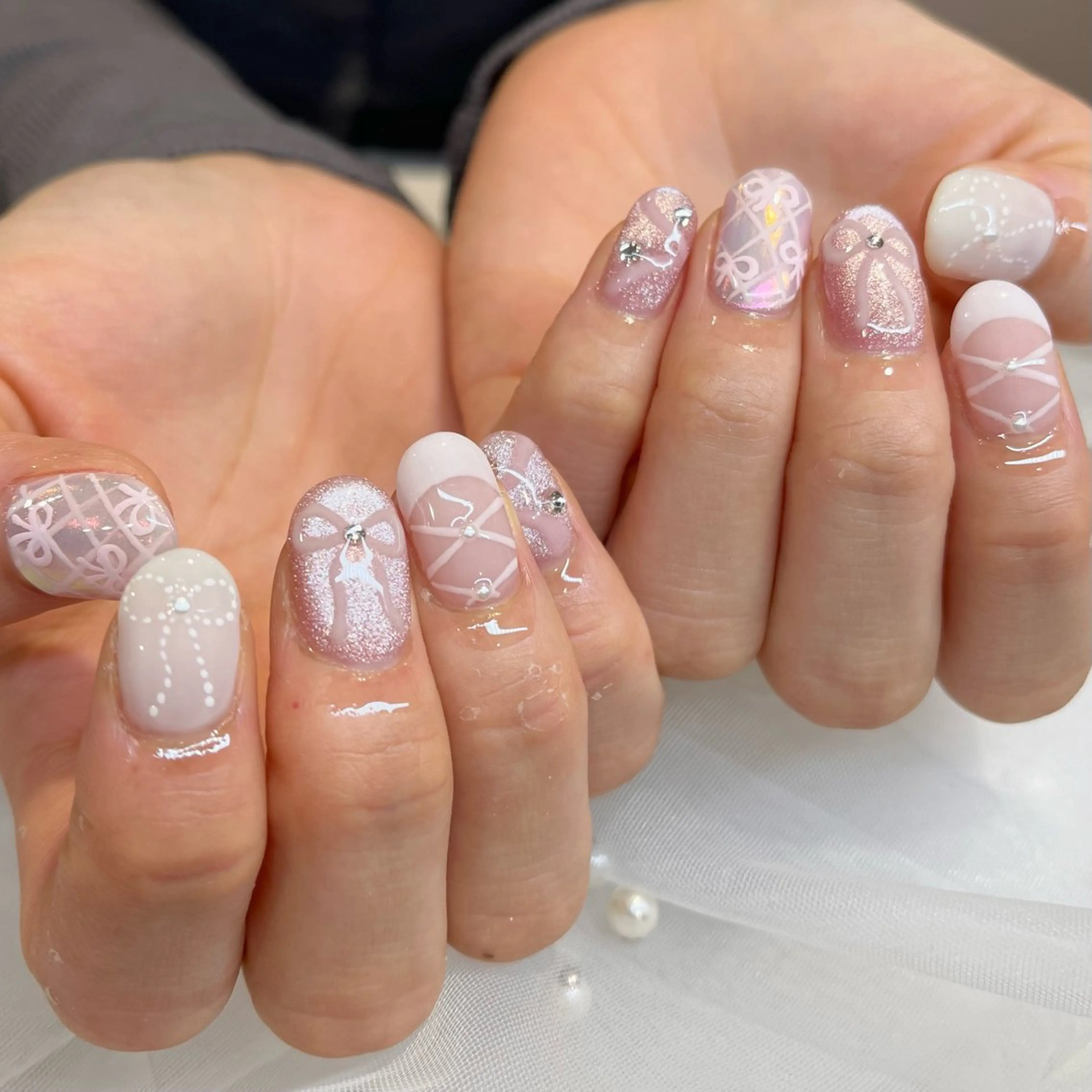 ネイル ハンドネイル 内田 里穂のネイルデザイン