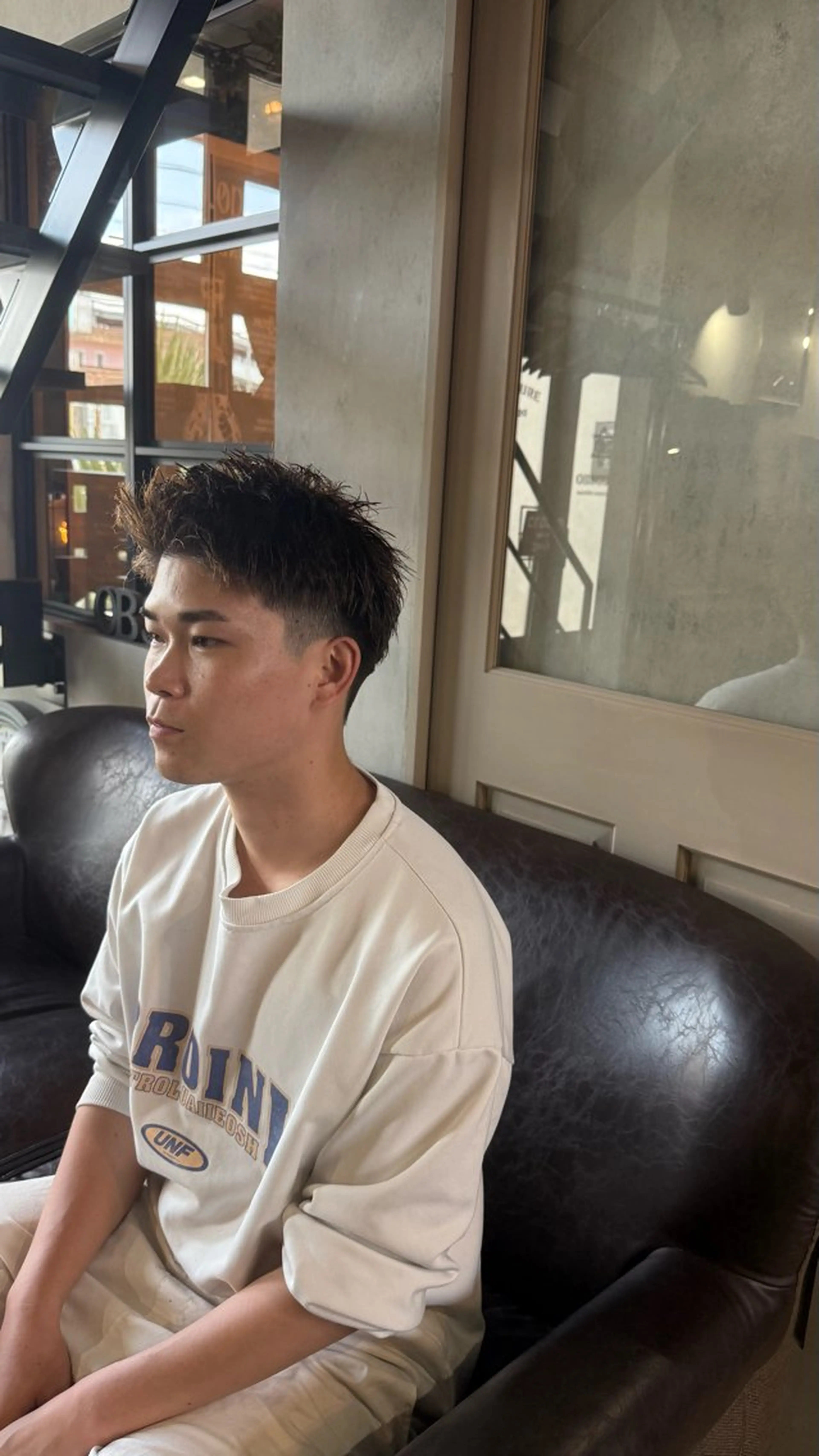 ショート カット ヘアセット Bernie boyのヘアスタイル