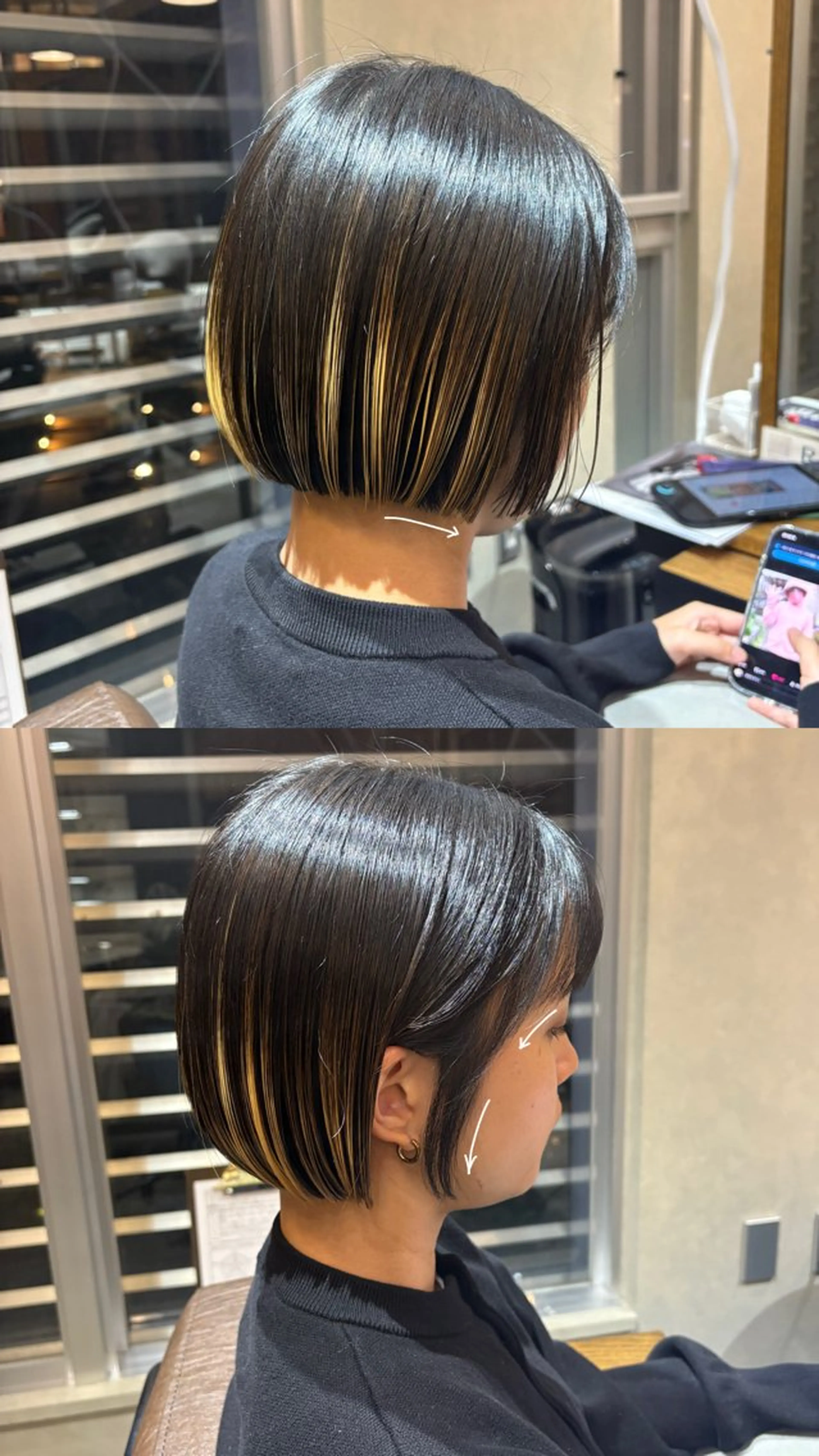 ショート ボブ カット hair ruup 心都のヘアスタイル