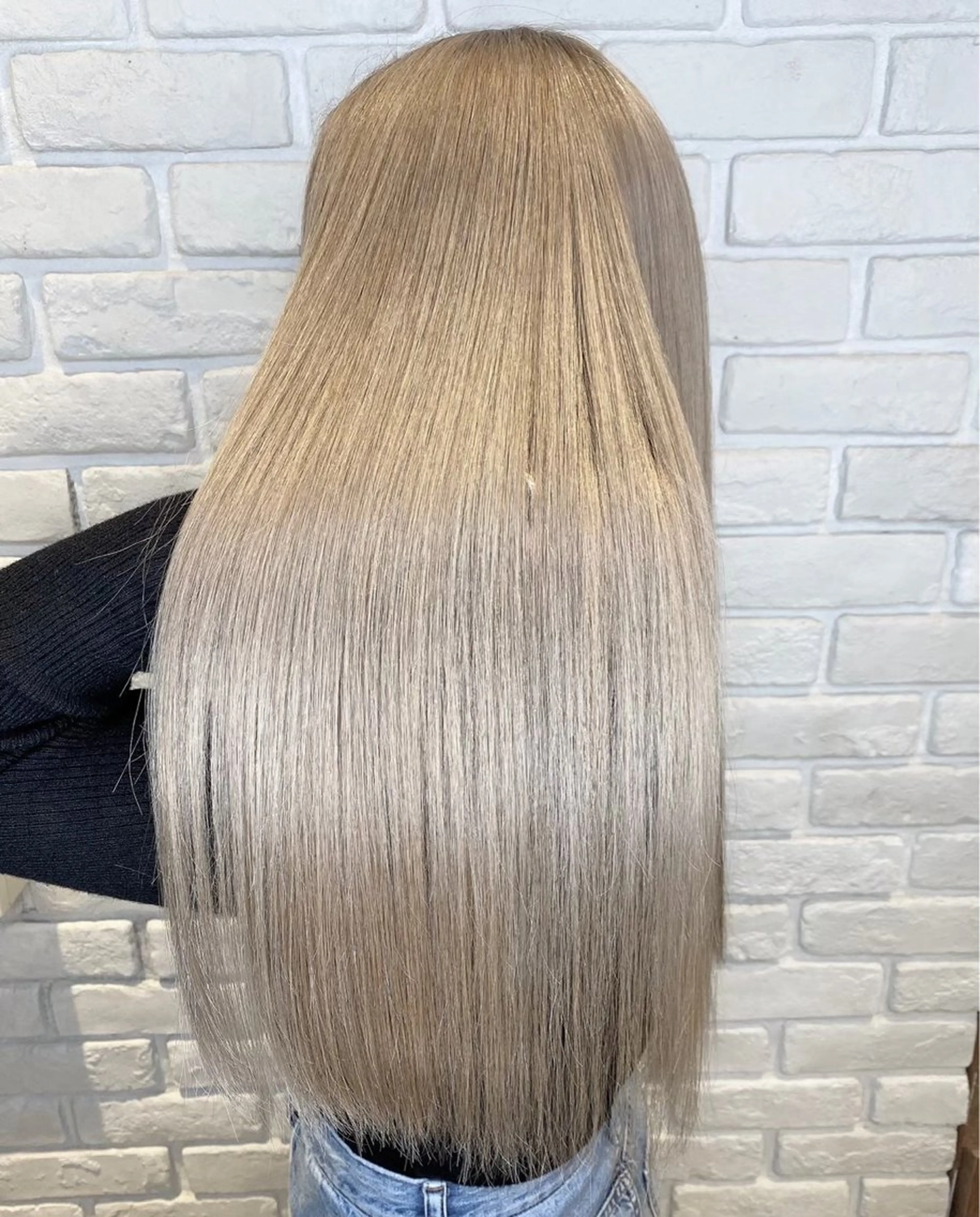 ロング カラー パーマ ヘアアレンジ メンズ キッズ メンズブリーチ メンズ韓国風 メンズウルフカット ベージュカラー 黒髪 🌈髪質改善TR 艶カラーユウダイ🌈のヘアスタイル