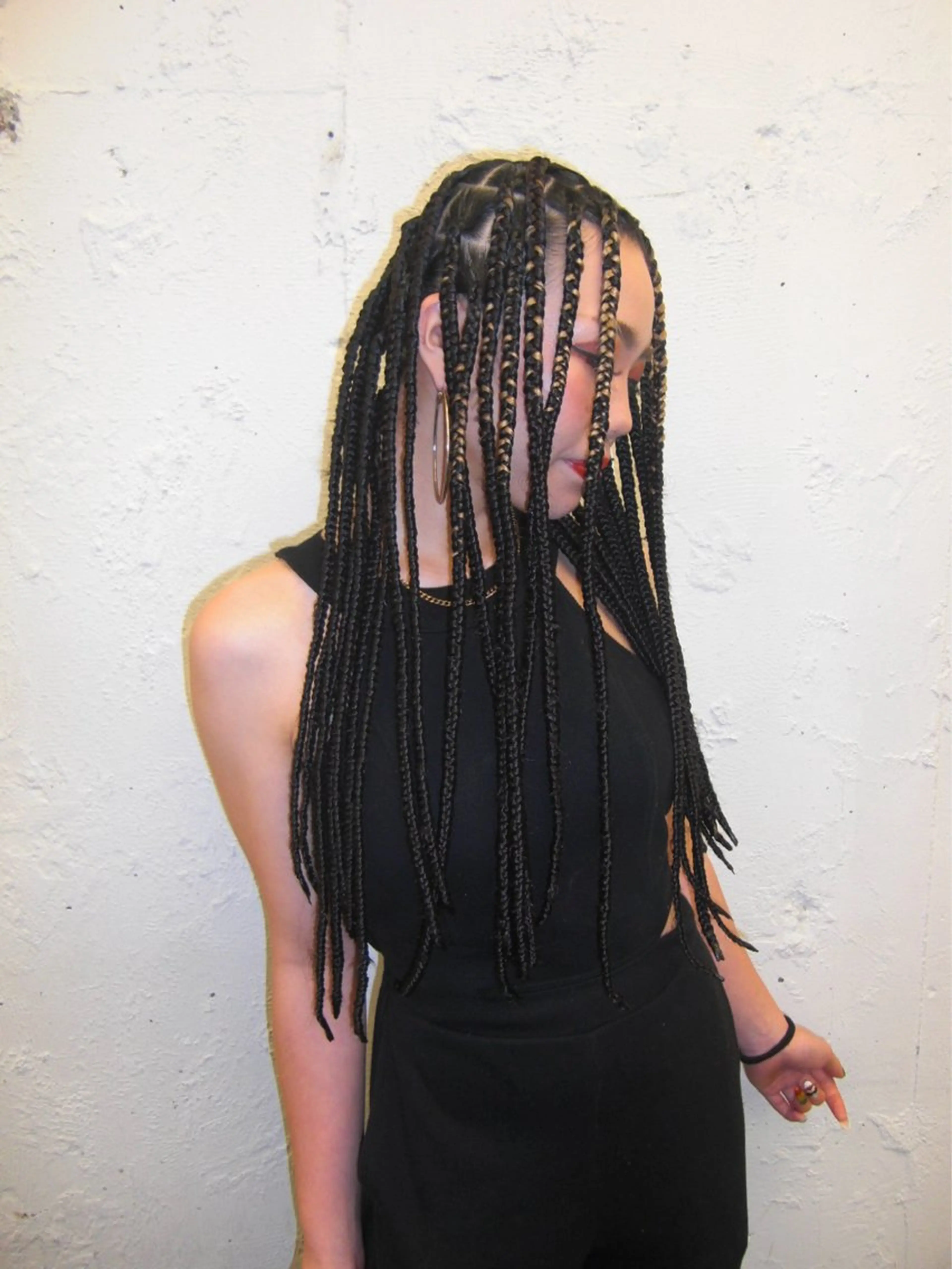 ロング ヘアアレンジ エクステ エクステ ヘアセット コーンロウ／ブレイズ SYUのヘアスタイル