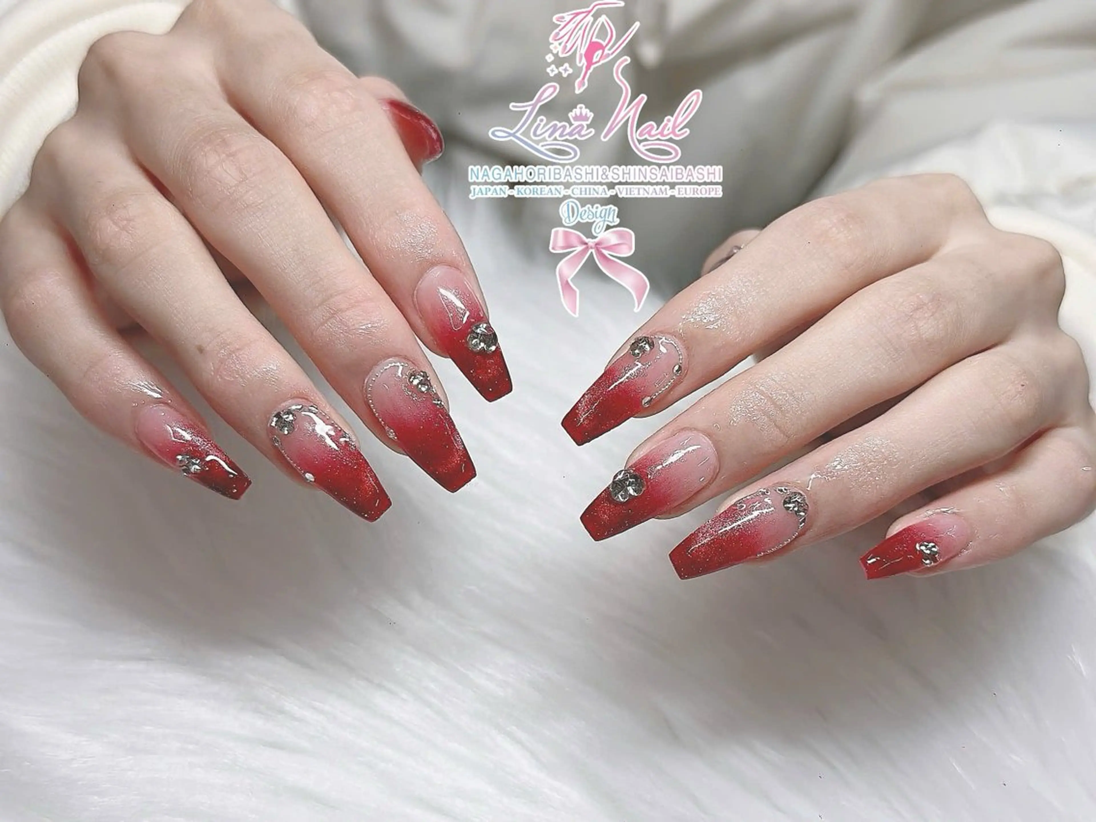 ネイル フットネイル ジェルネイル 持ち込み ネイルチップ ハンドネイル リナネイル 長堀橋店／東心斎橋店のネイルデザイン