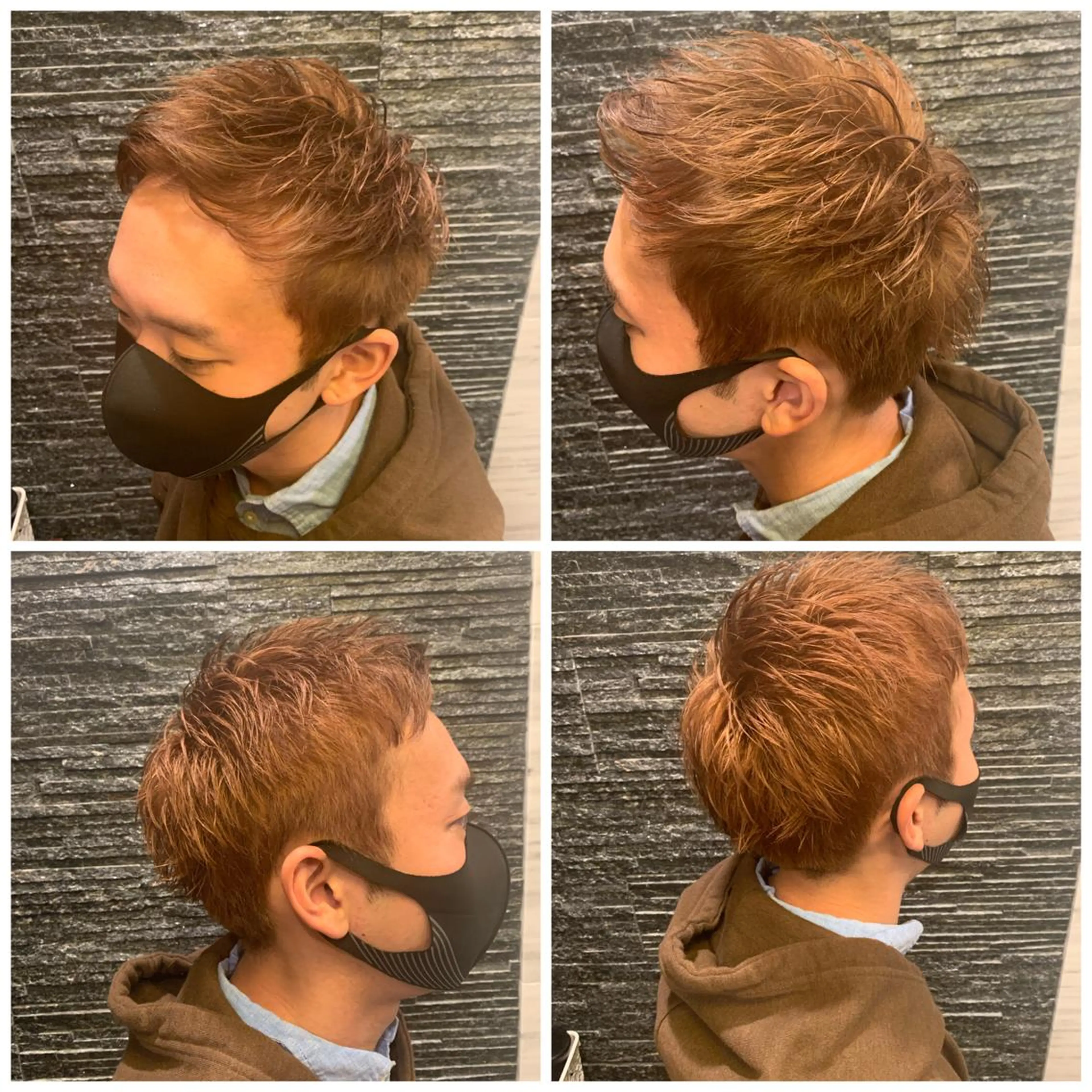 ショート カラー メンズ 高橋 大輔のヘアスタイル