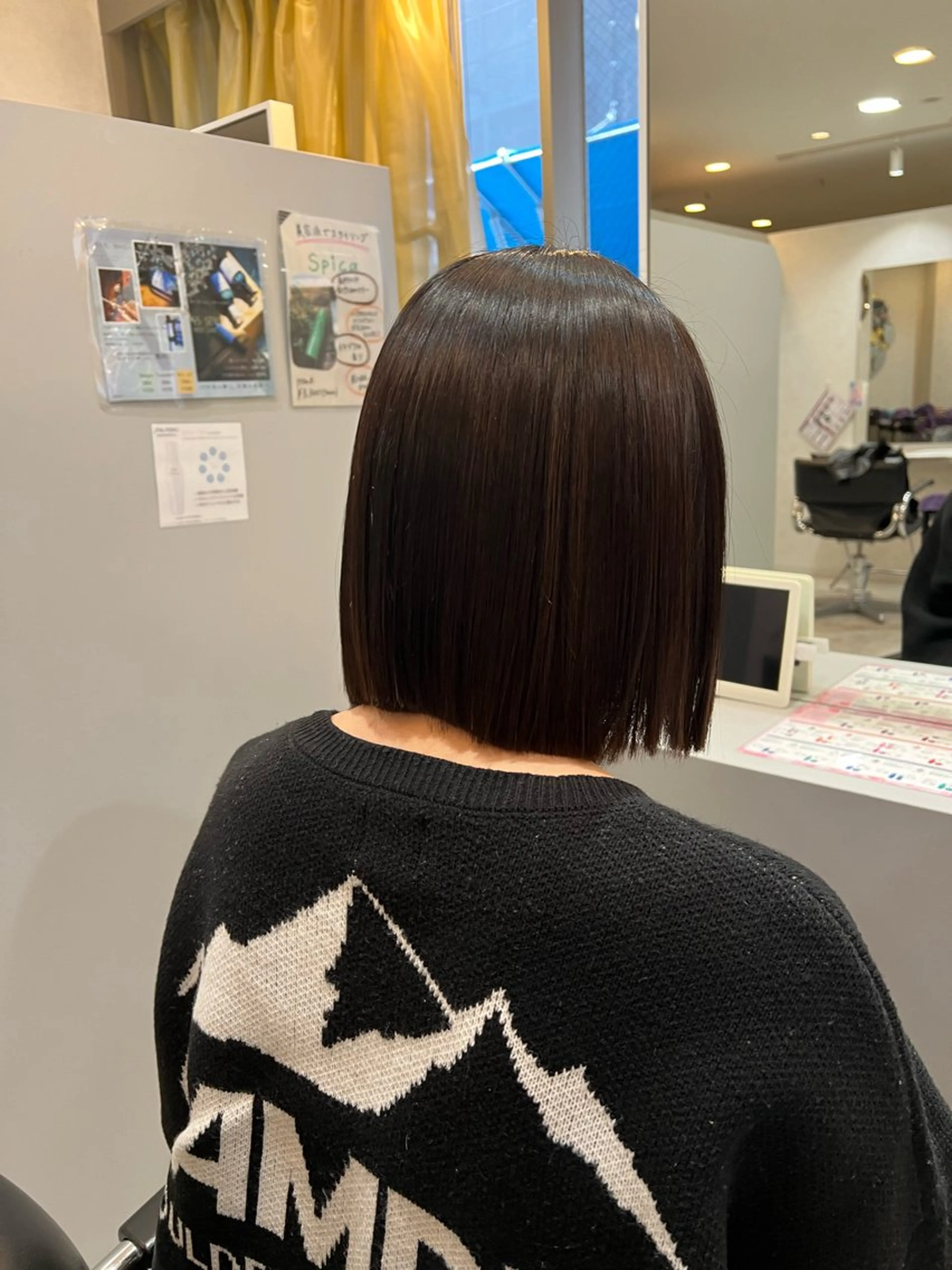 ショート ボブ 縮毛矯正 Naru┆川西能勢口 ┆髪質改善のヘアスタイル